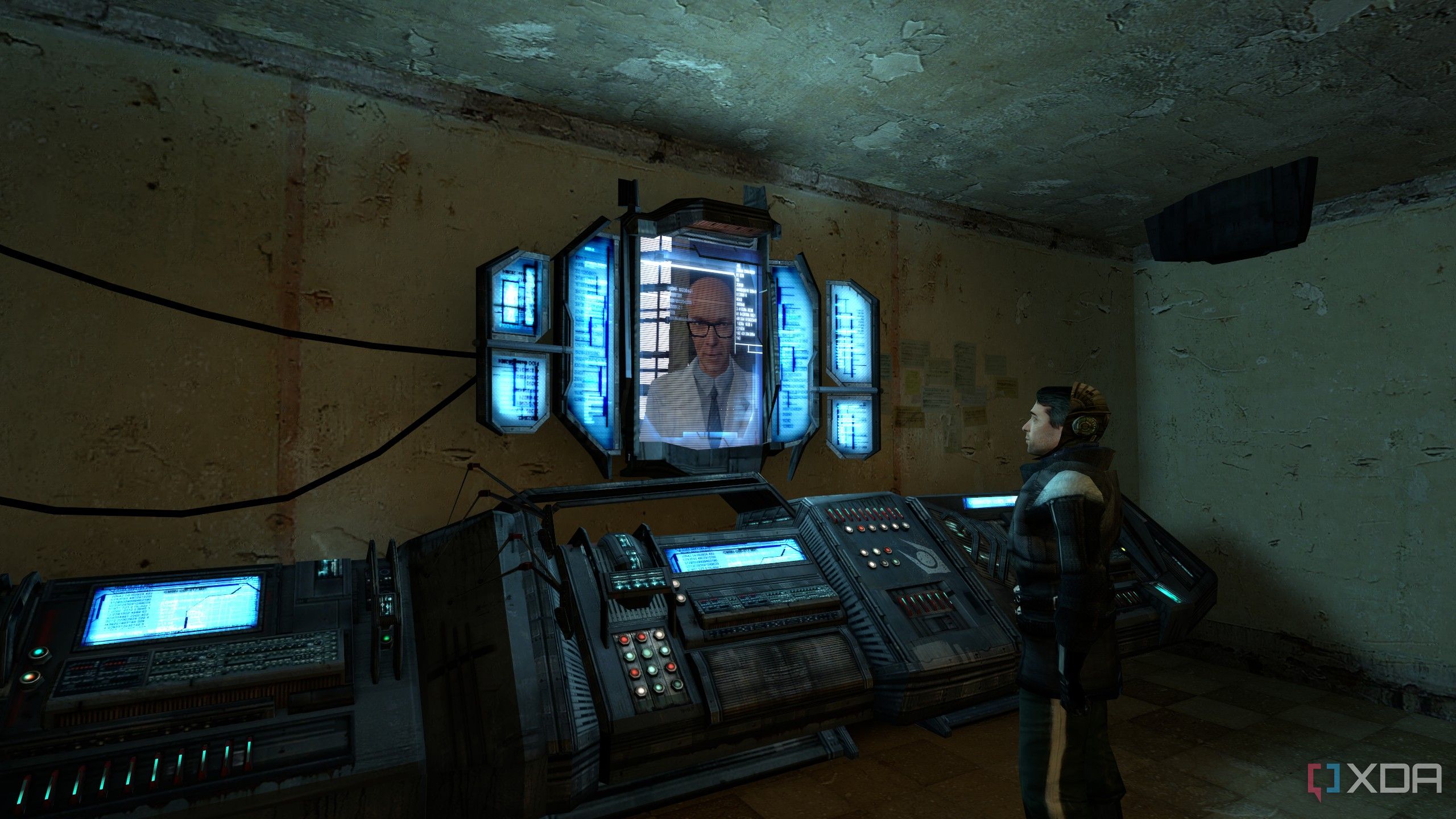 Captura de pantalla de la introducción de Half-Life 2