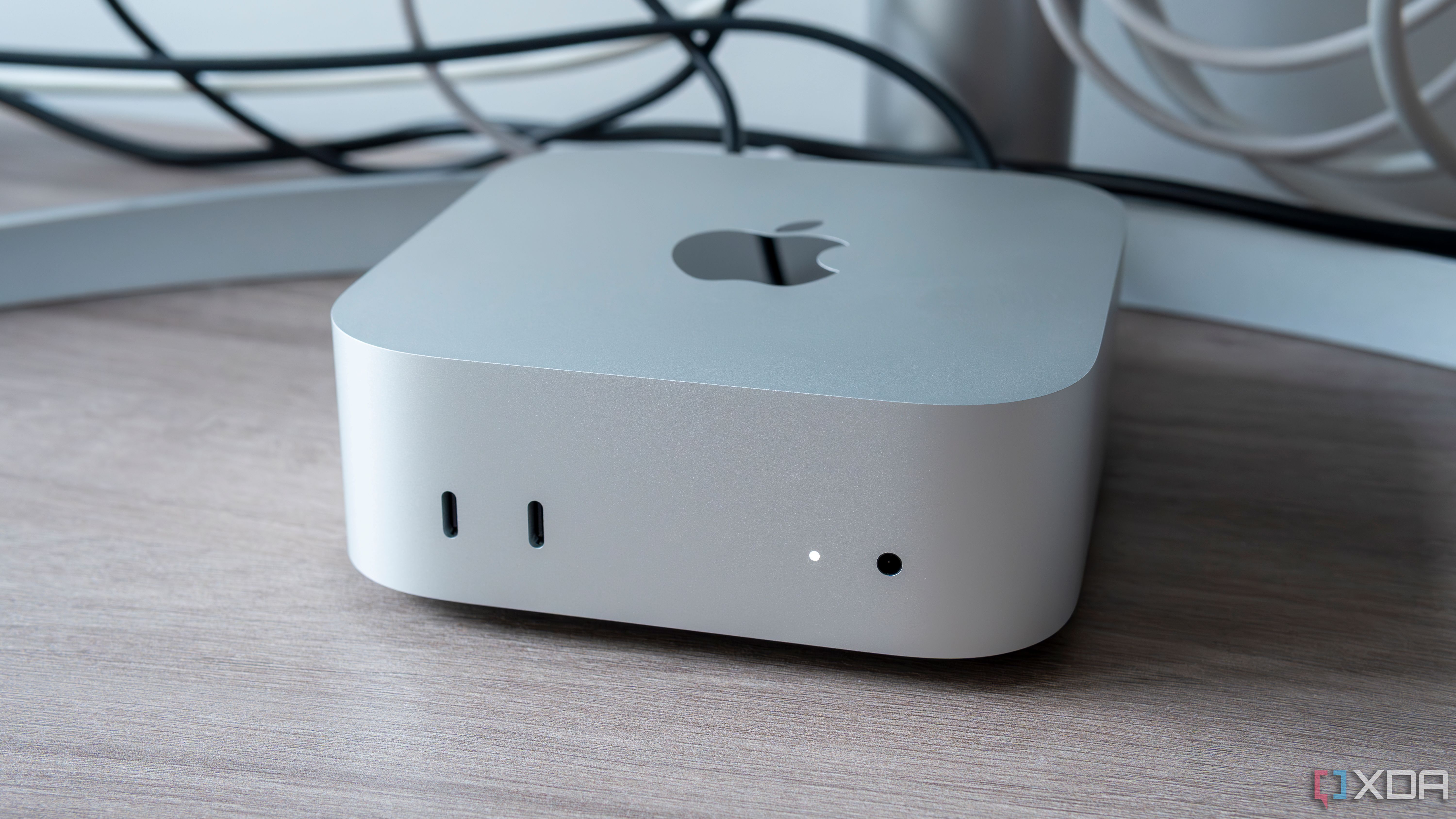 Close-up view of the 2024 Mac Mini