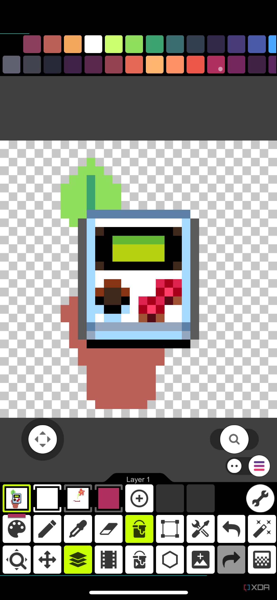 Link Pixel Art Raster