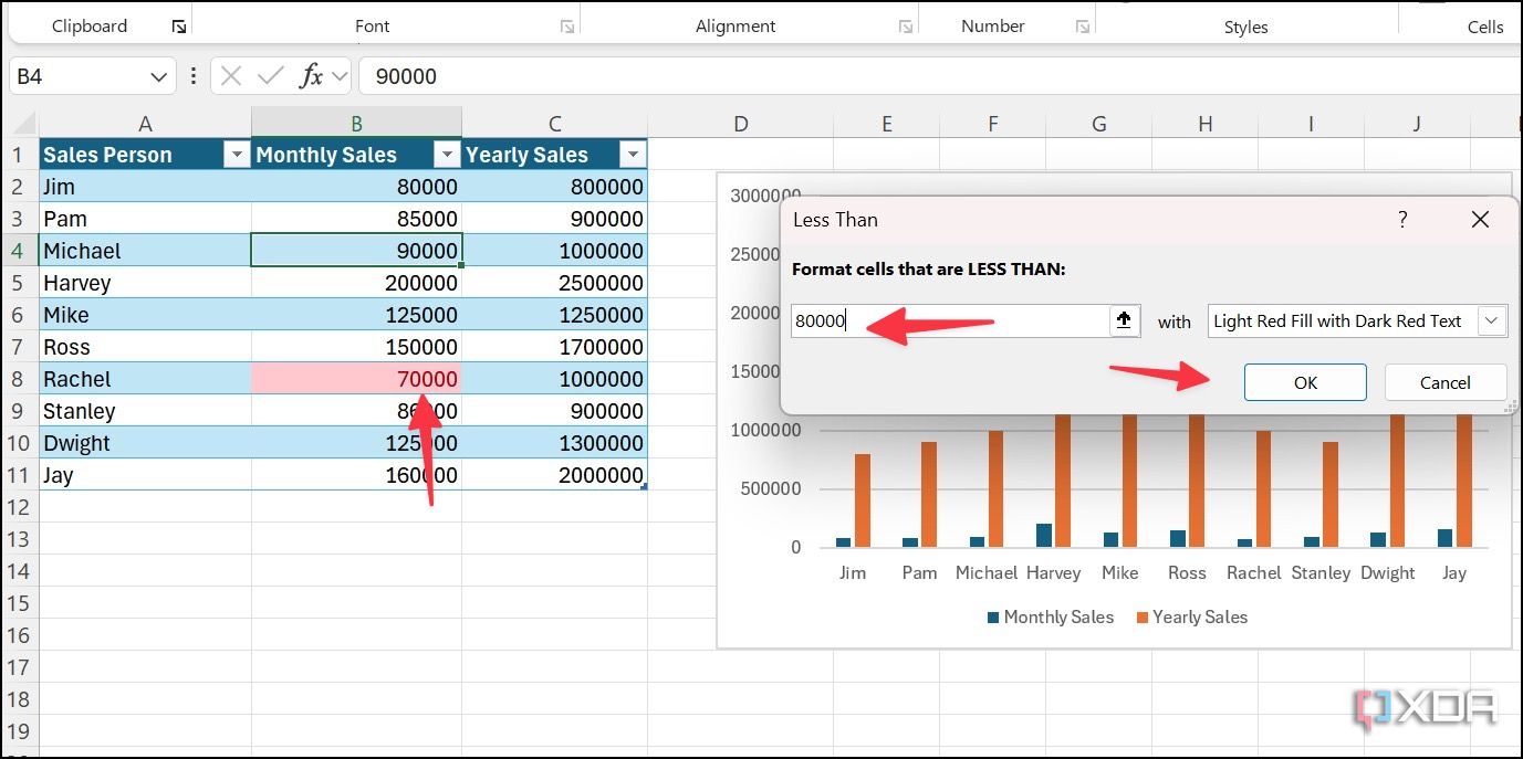 Establecer formato condicional en Excel