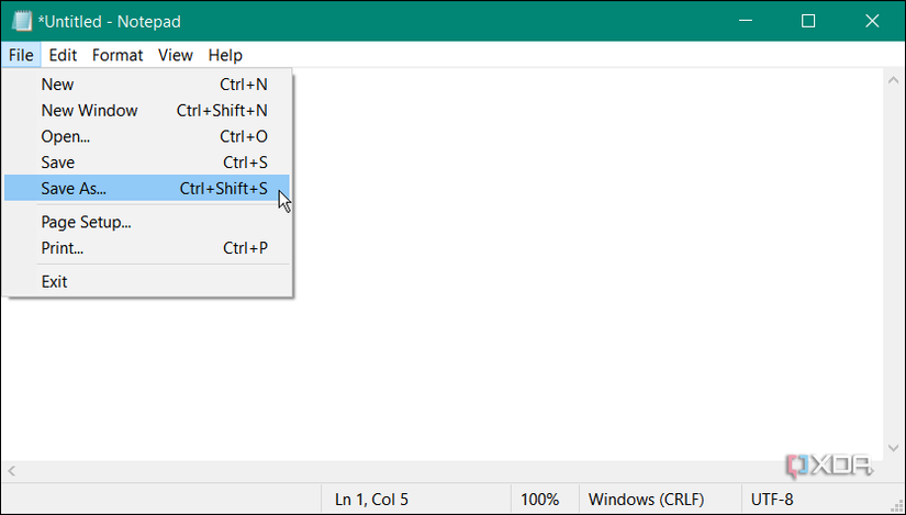 How to create time-stamped logs in Notepad on Windows