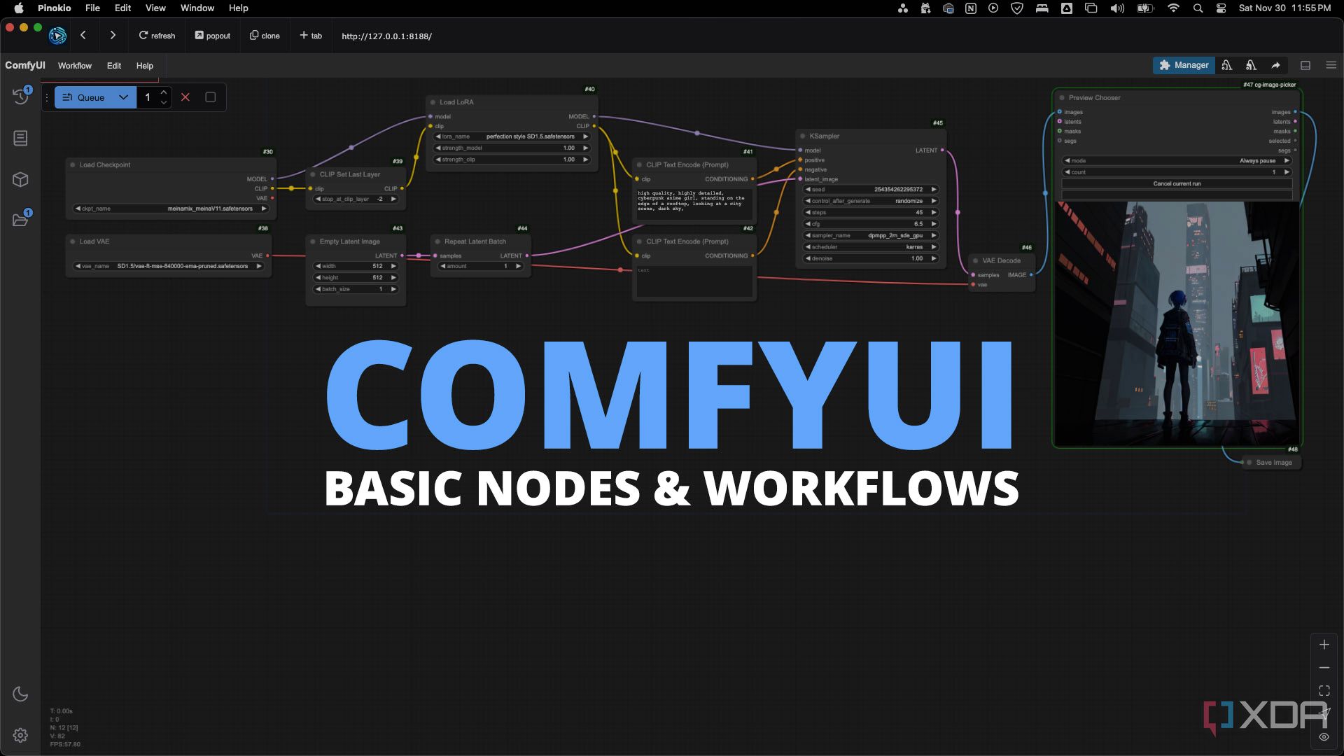 Nodos y flujos de trabajo de ComfyUI