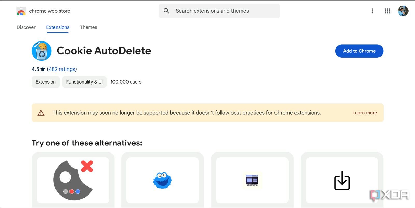 Cookie AutoDelete download page