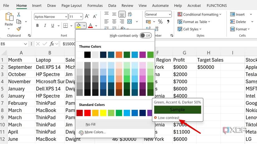Sample Color Spreadsheet 10 Excel tips to make your spreadsheets look stunning and professional