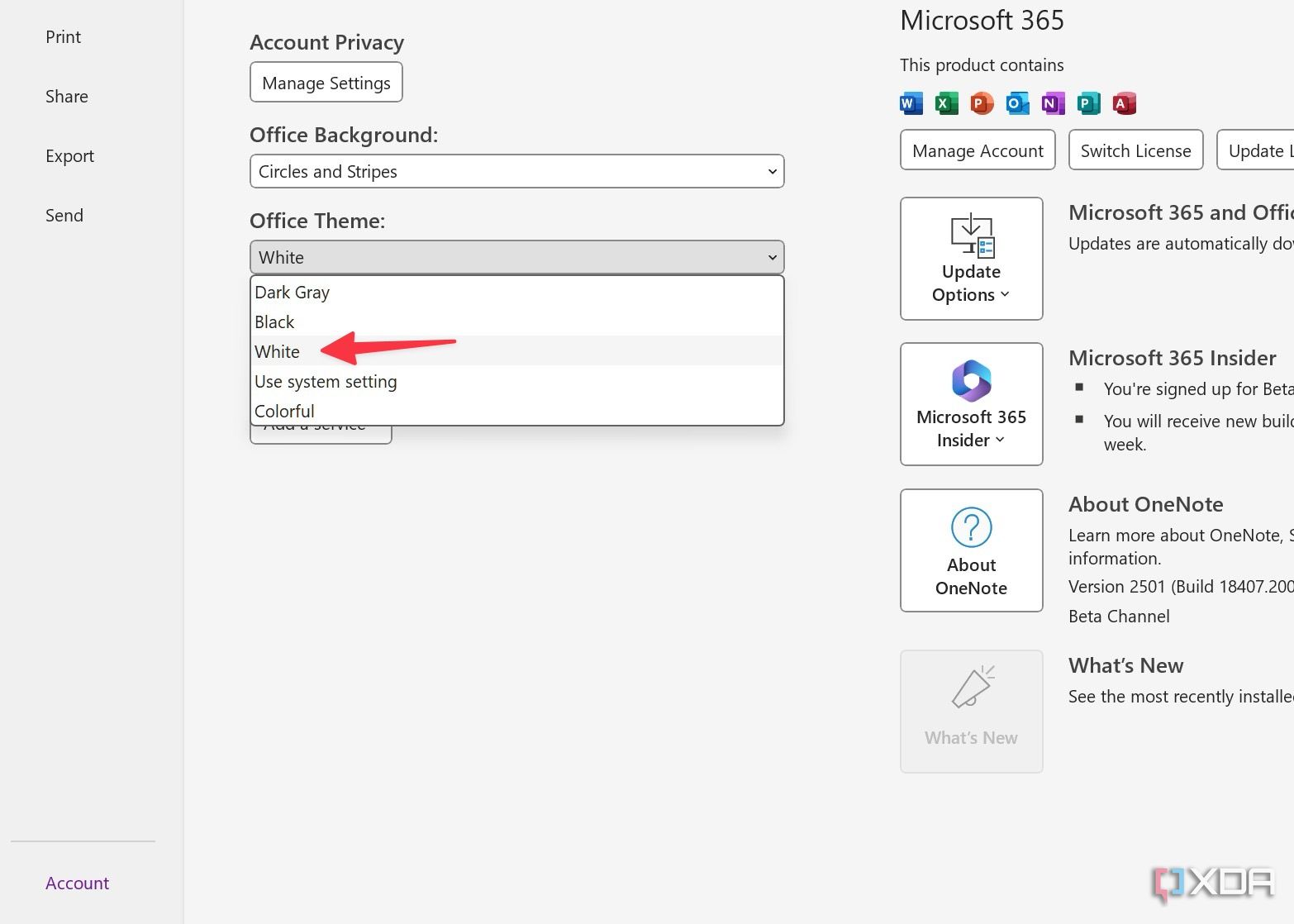 These settings in onenote should be changed