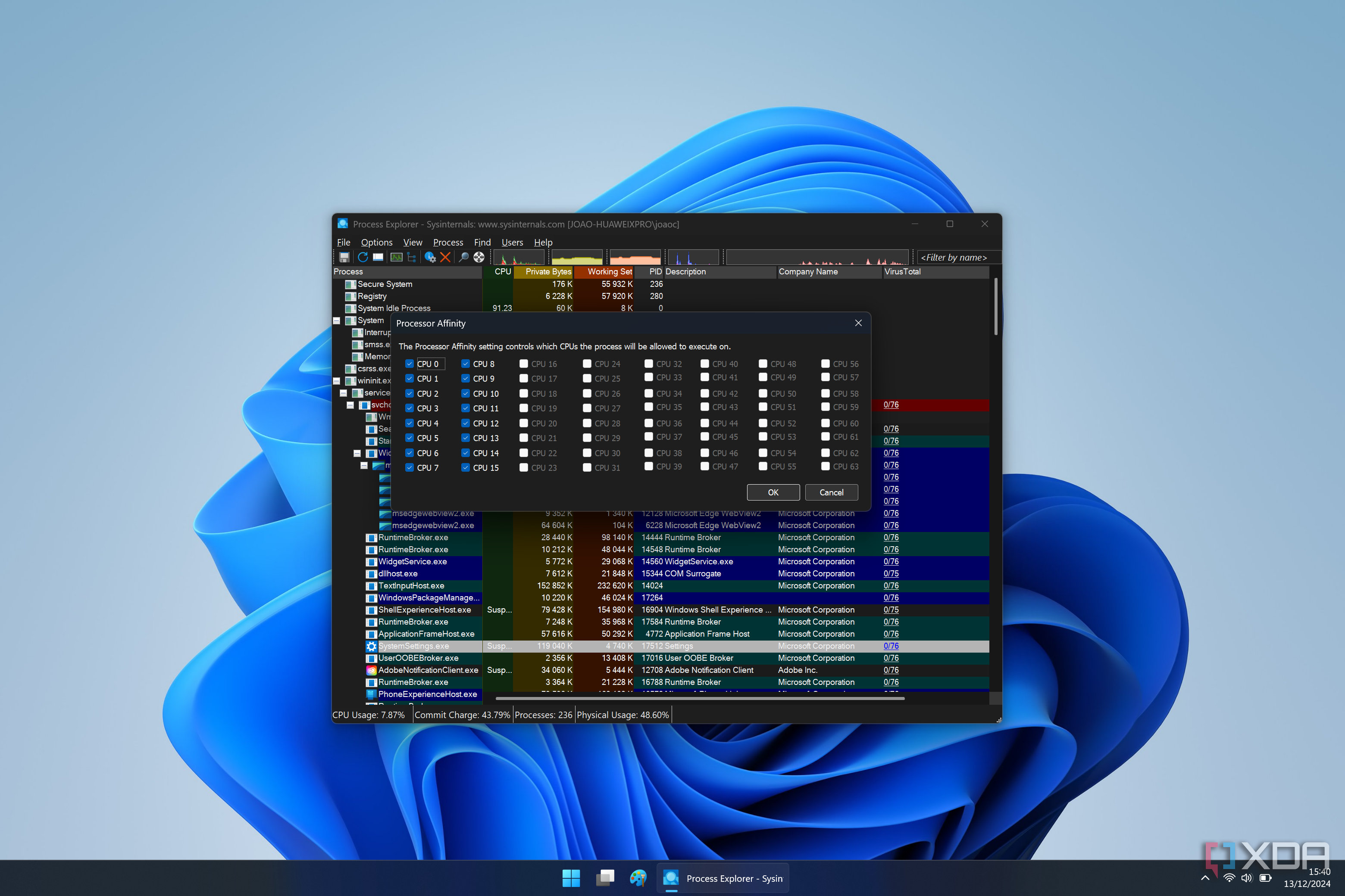 Use Process Explorer To Analyze Task Manager Processes Performance