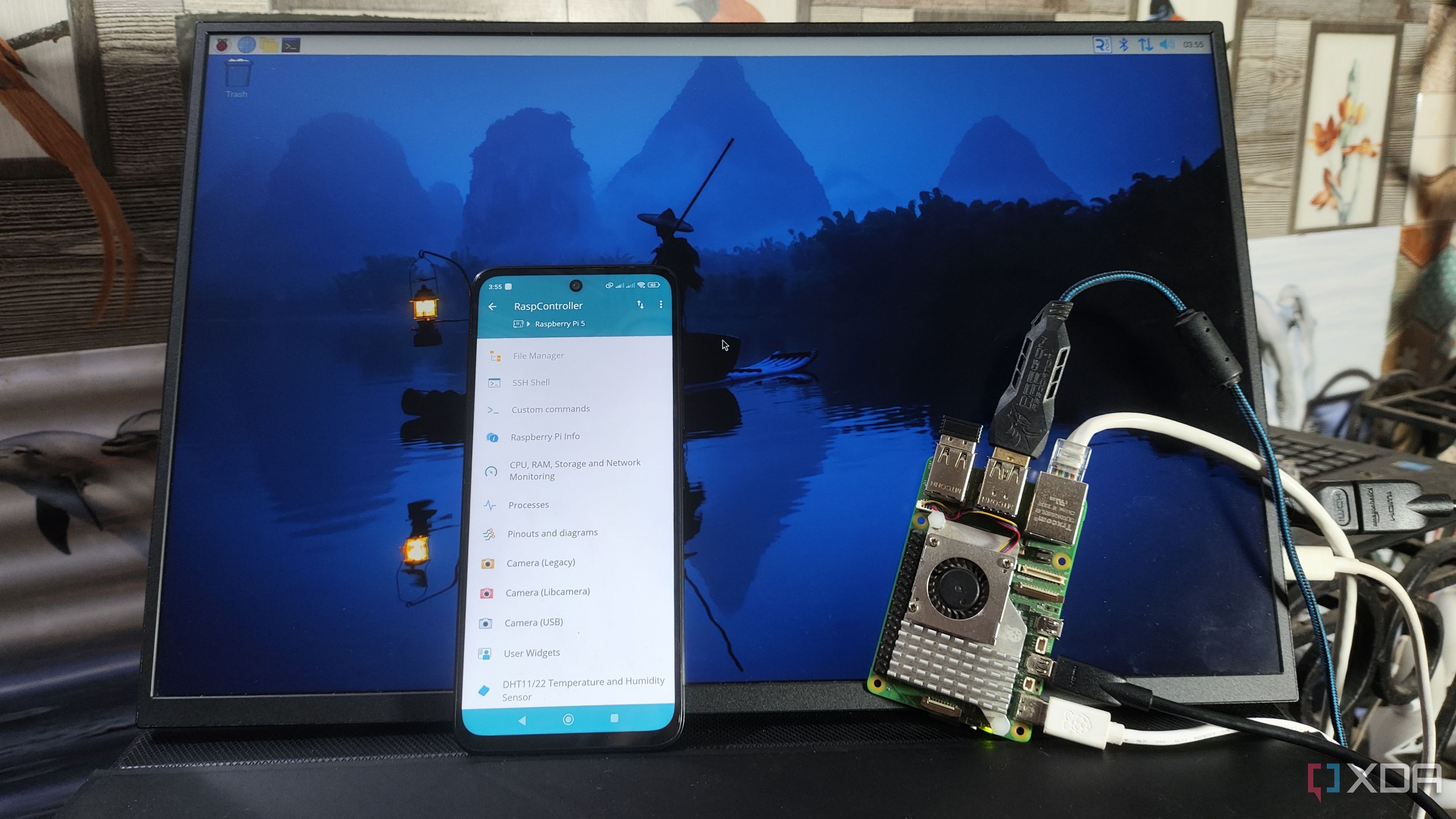 Running RaspController on an Android phone