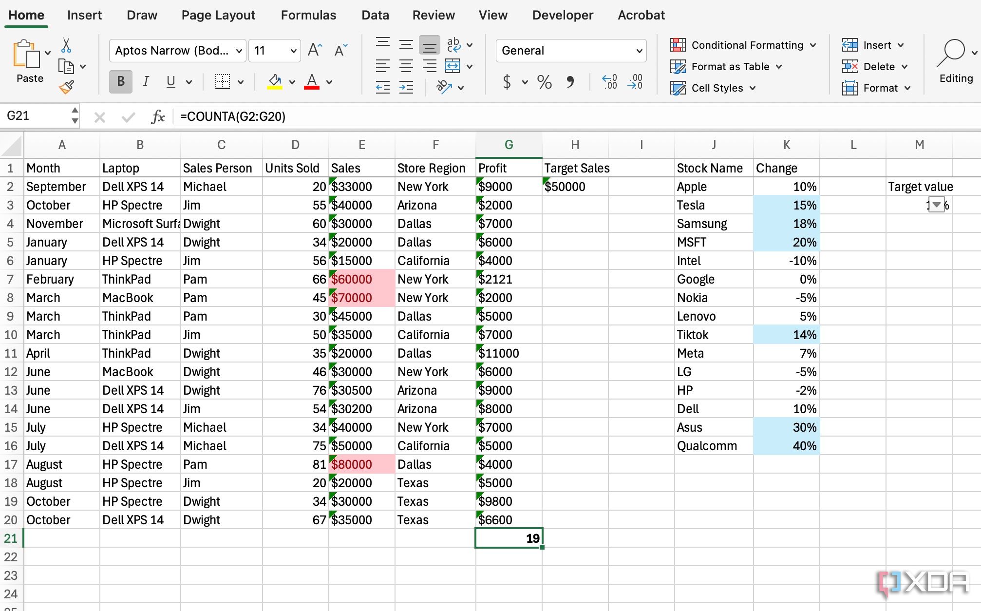 Consejos para depurar fórmulas de Excel 1