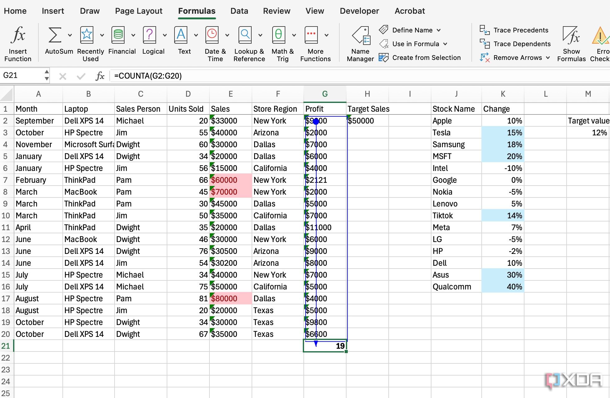 Consejos para depurar fórmulas de Excel 3