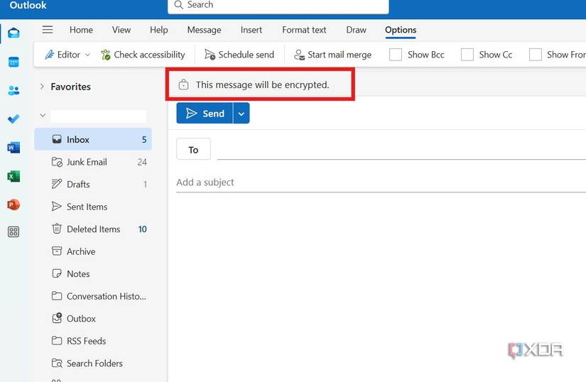 Outlook Encryption Icon Inbox How to encrypt emails Outlook