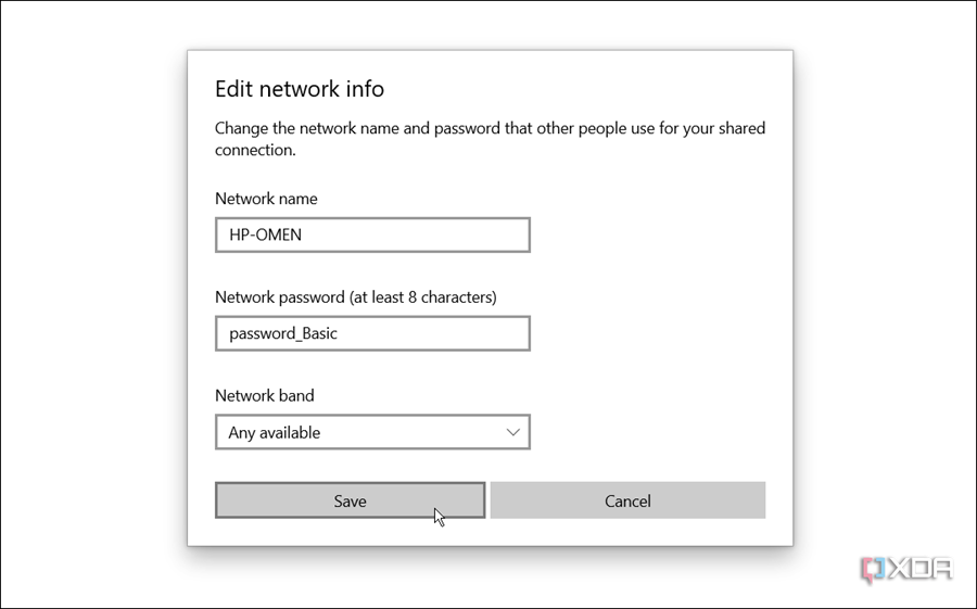 Muestra cómo configurar un punto de acceso Wi-Fi en Windows 10