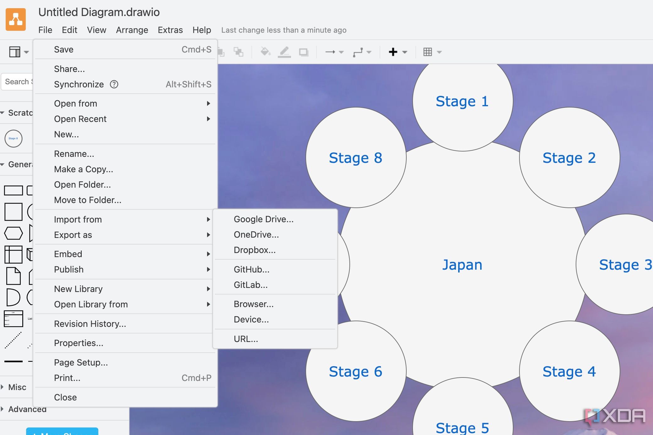 Integración de terceros con draw.io