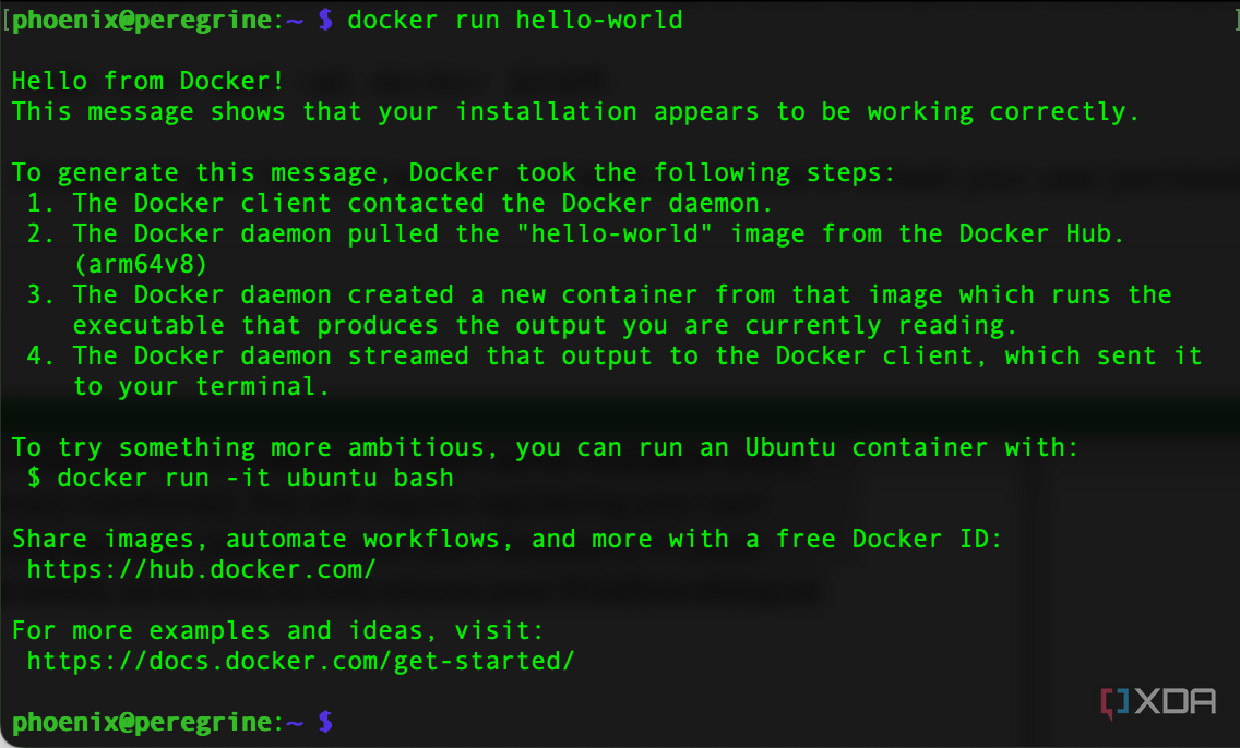 Hola mundo de Docker