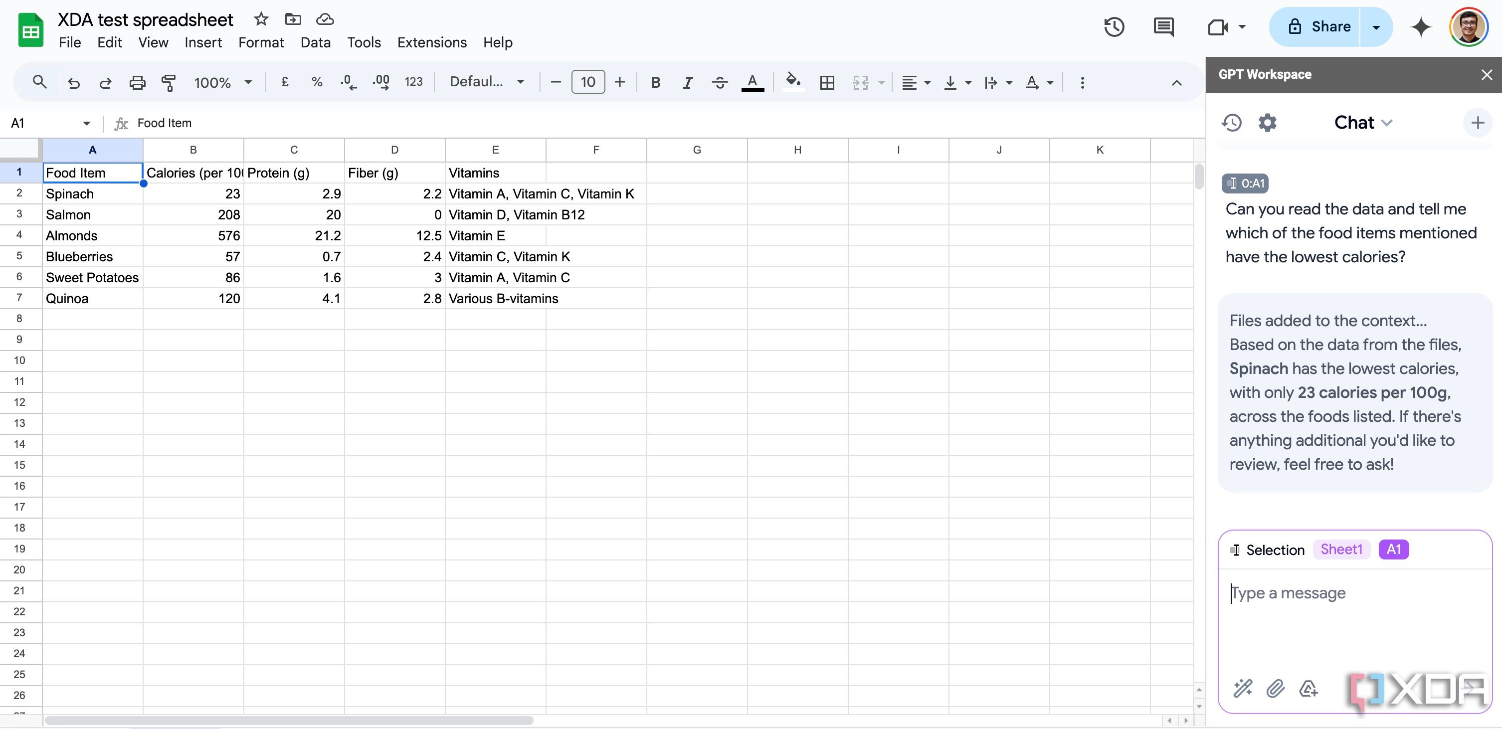 GPT for Google Sheets