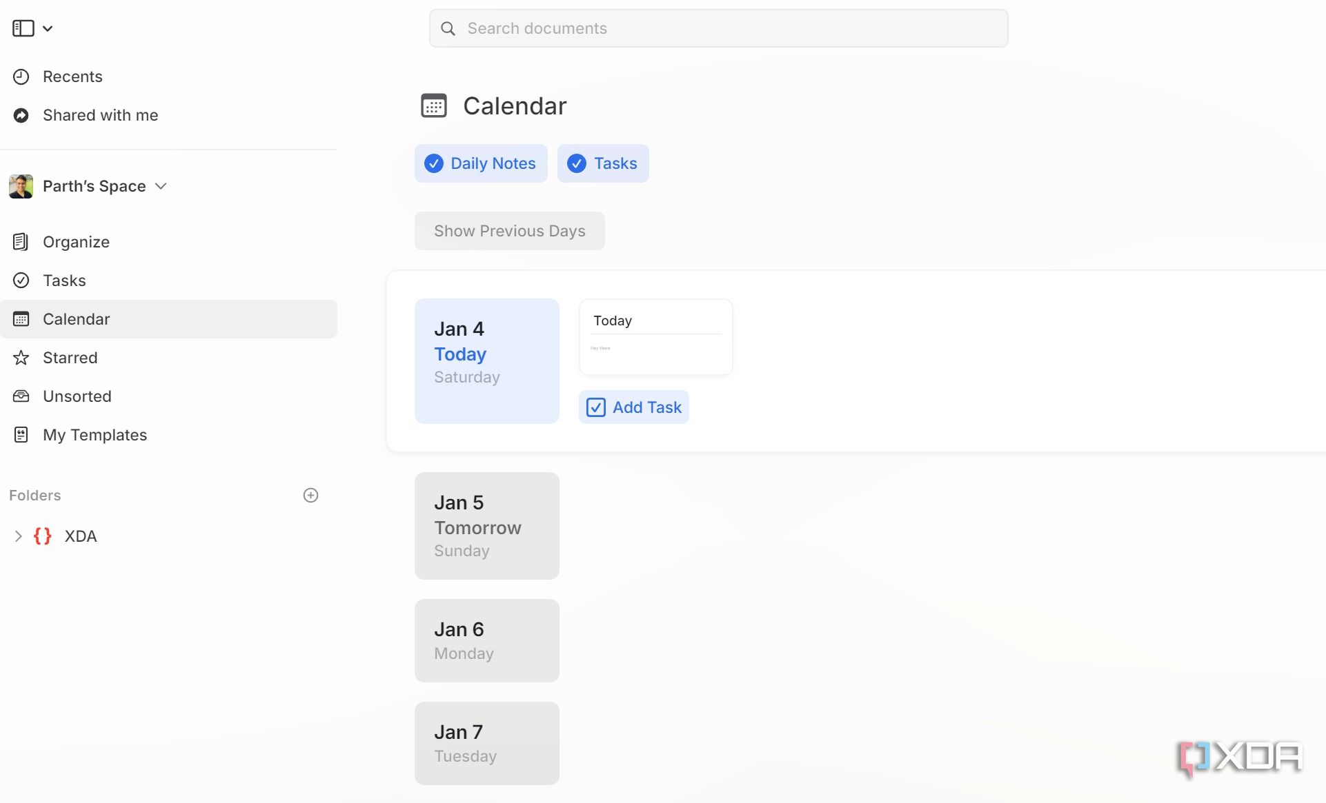 Craft task management