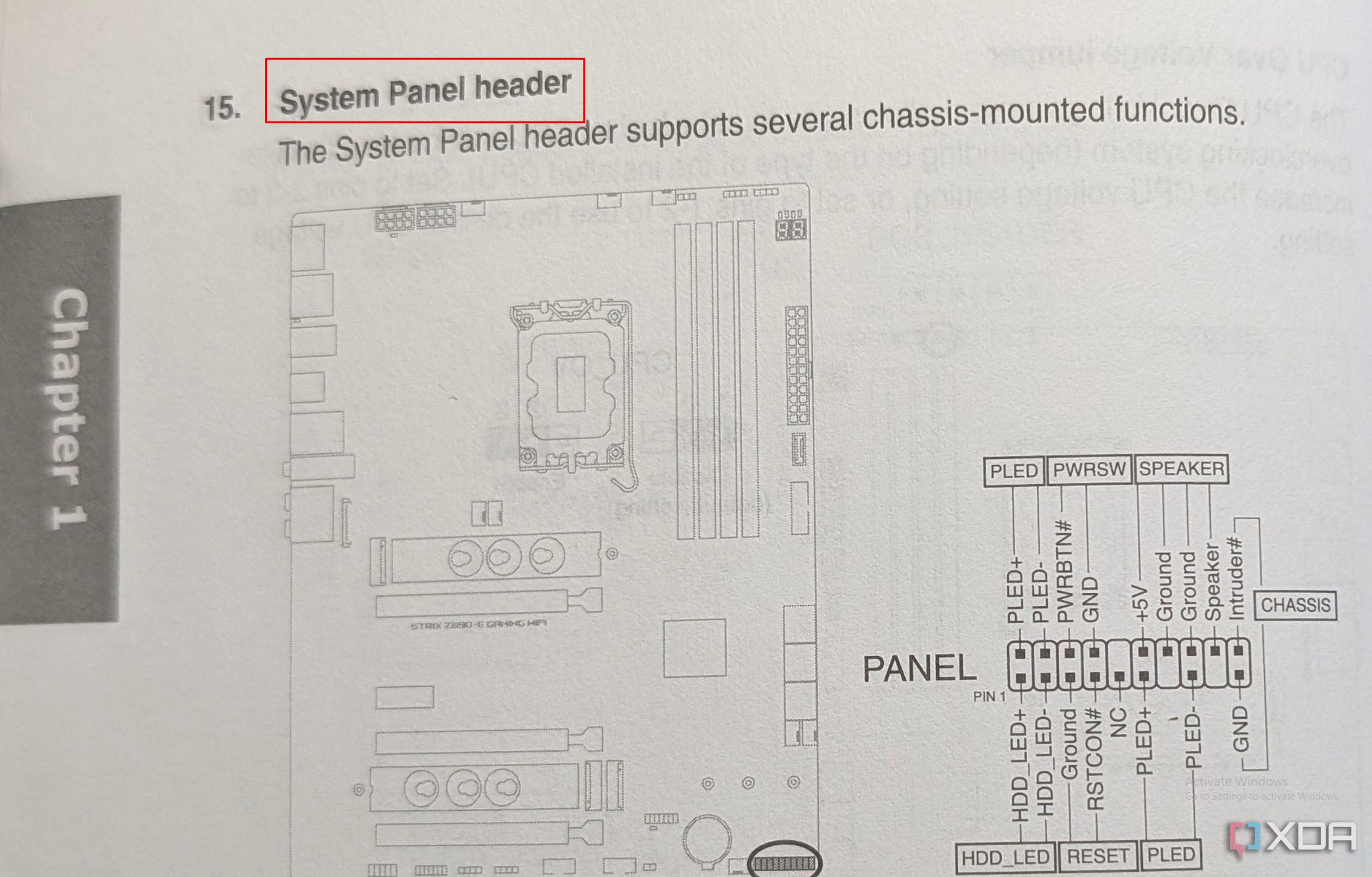 Manual de la placa base Encabezado del panel del sistema