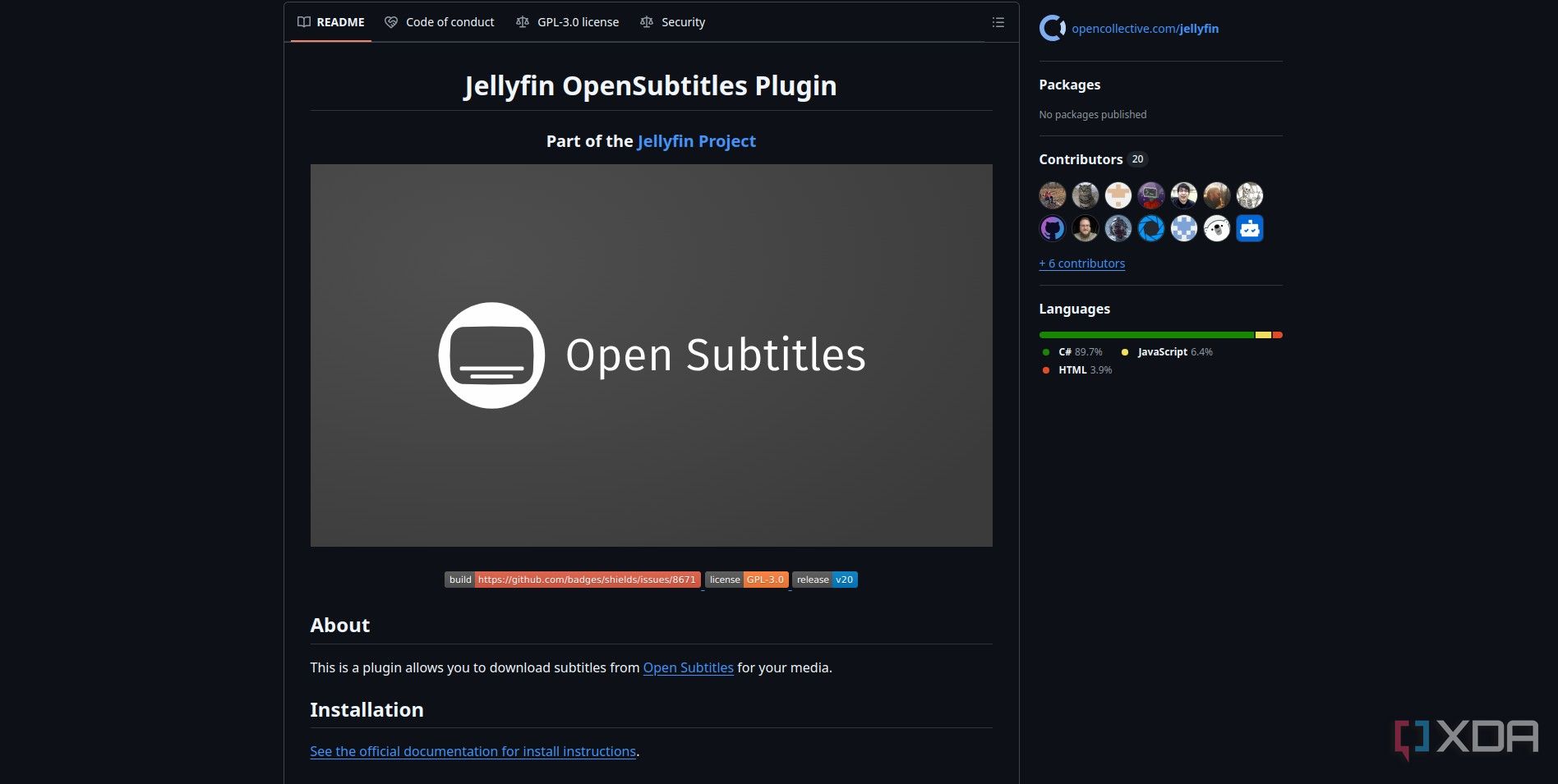 Abrir subtítulos para jellyfin