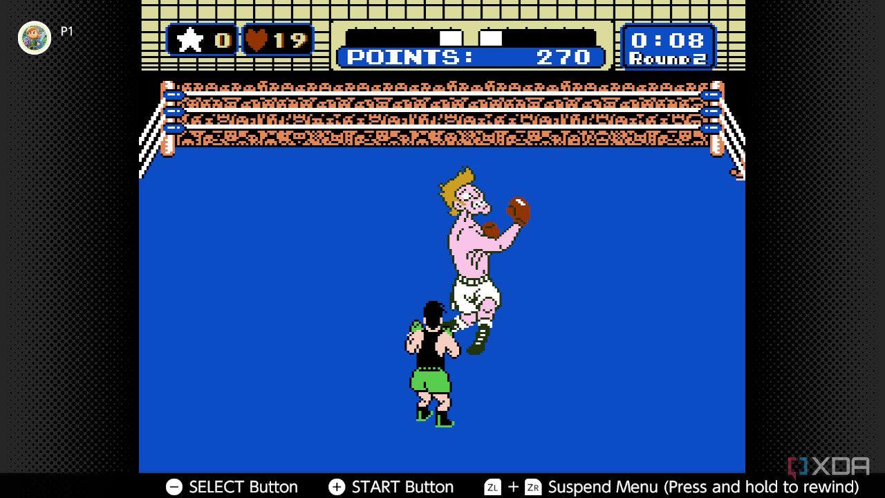 Captura de pantalla de Punch-Out!! en la NES