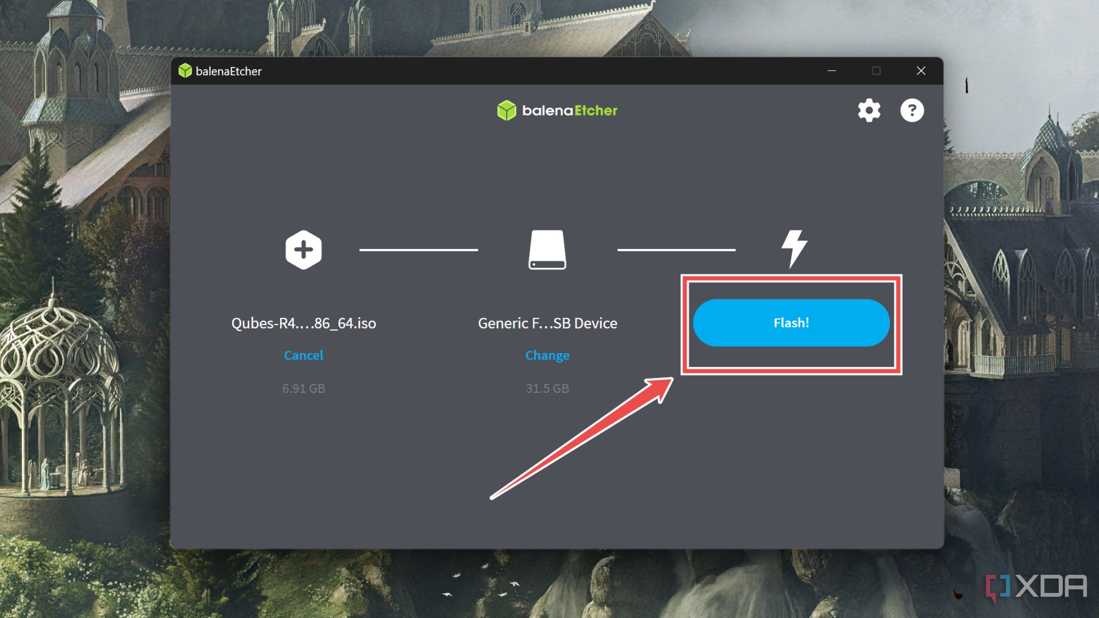 Cómo flashear una unidad USB con el ISO del sistema operativo Qubes