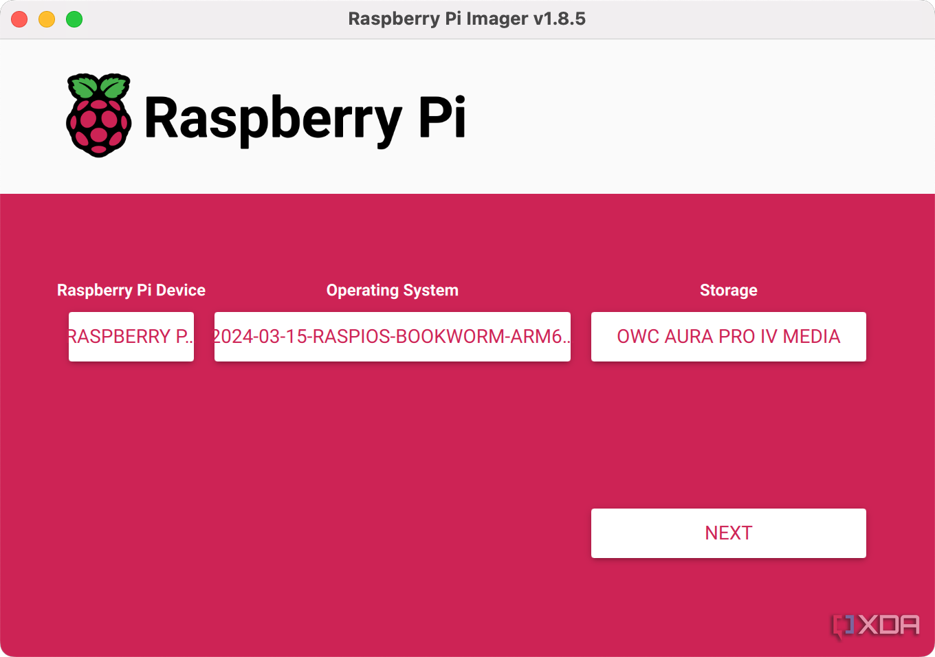 Generador de imágenes Raspberry Pi 1