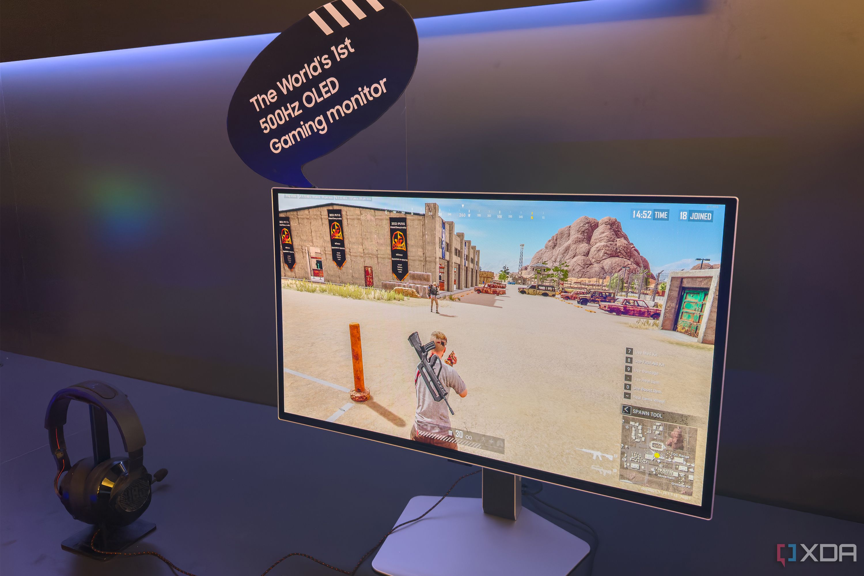 Monitor Samsung Odyssey OLED G6 de 500 Hz en el CES 2025