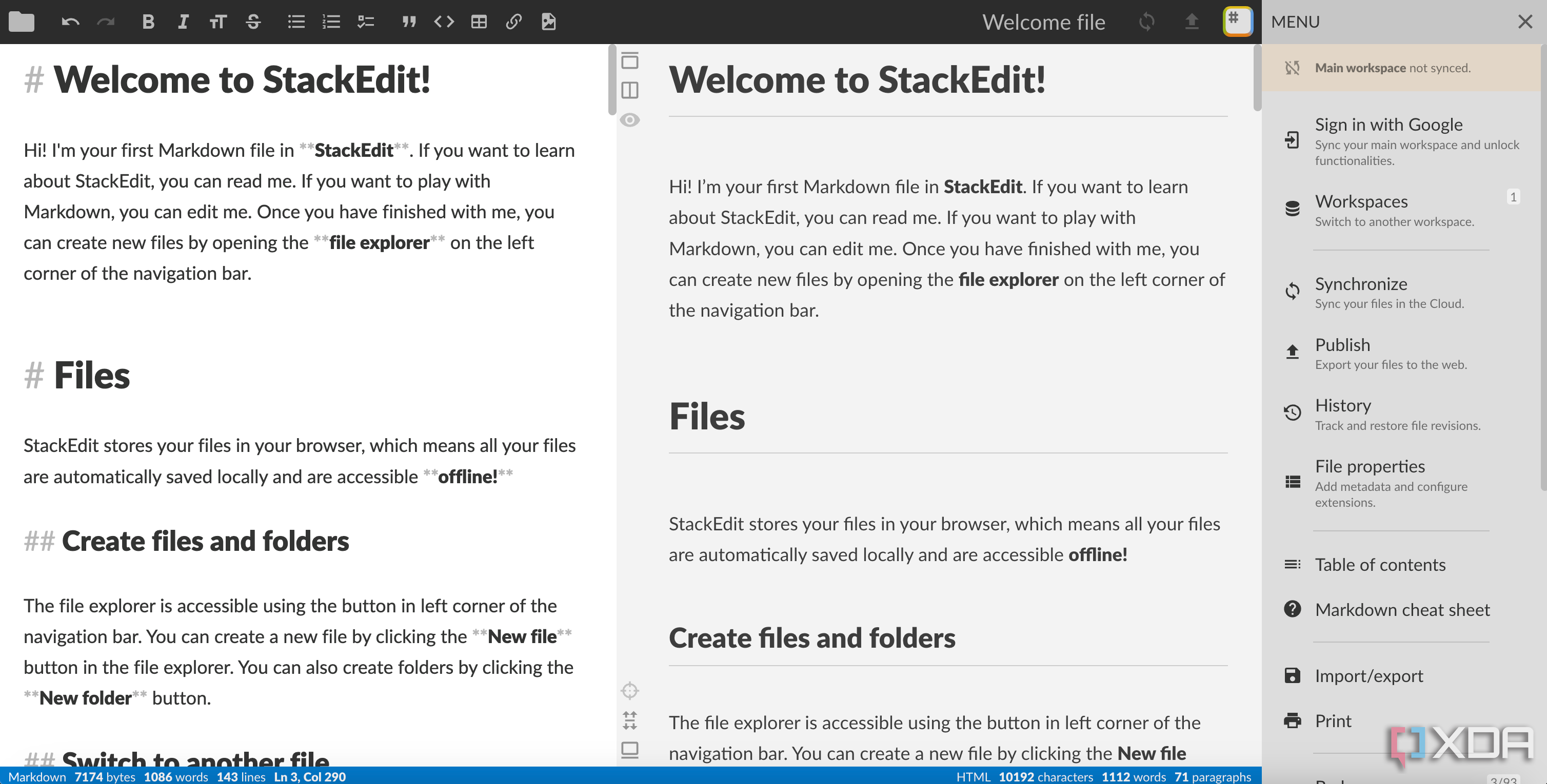 Editor de StackEdit