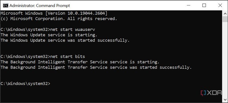 start-update-and-bits-services