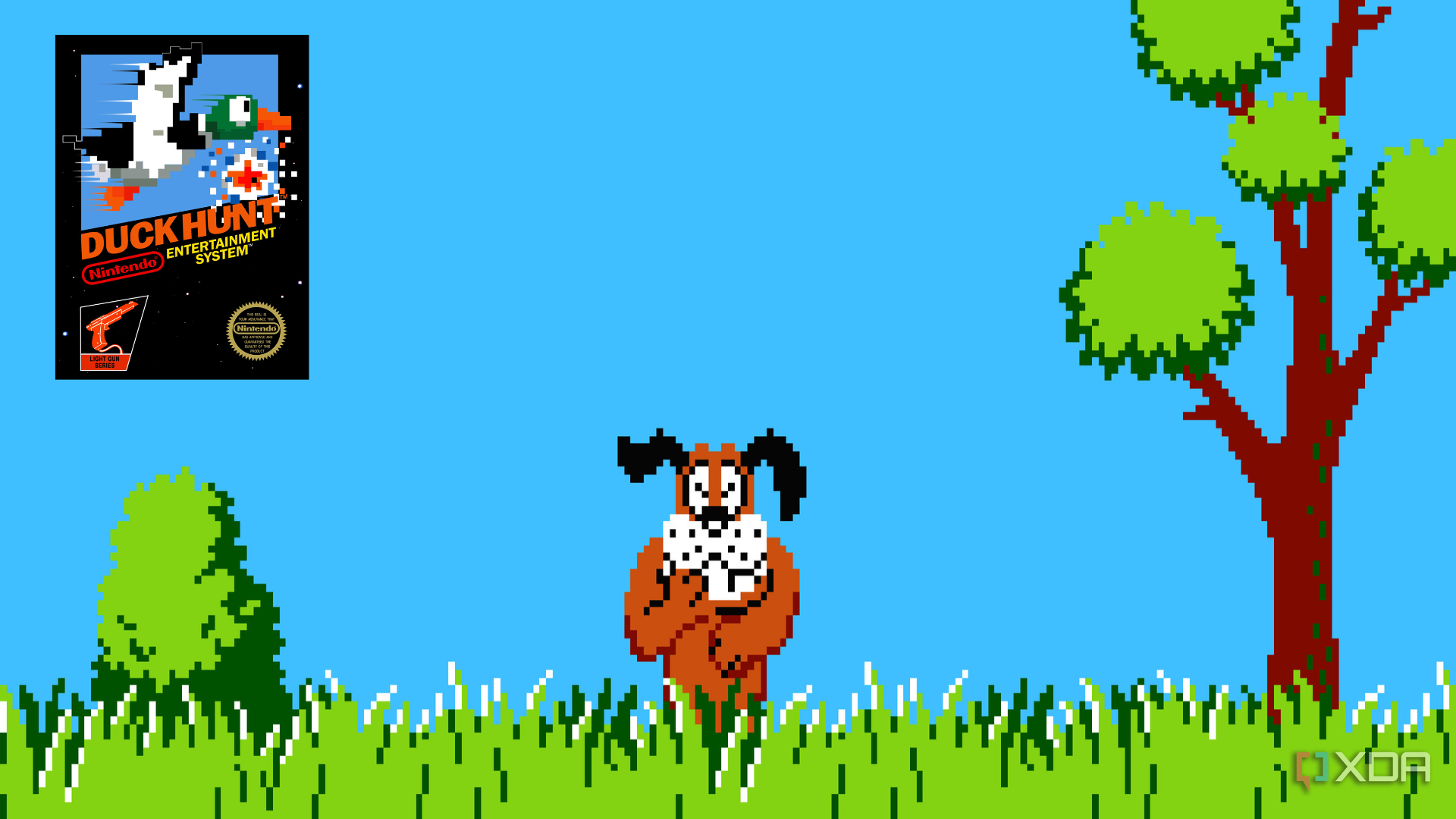 The dog from Duck Hunt