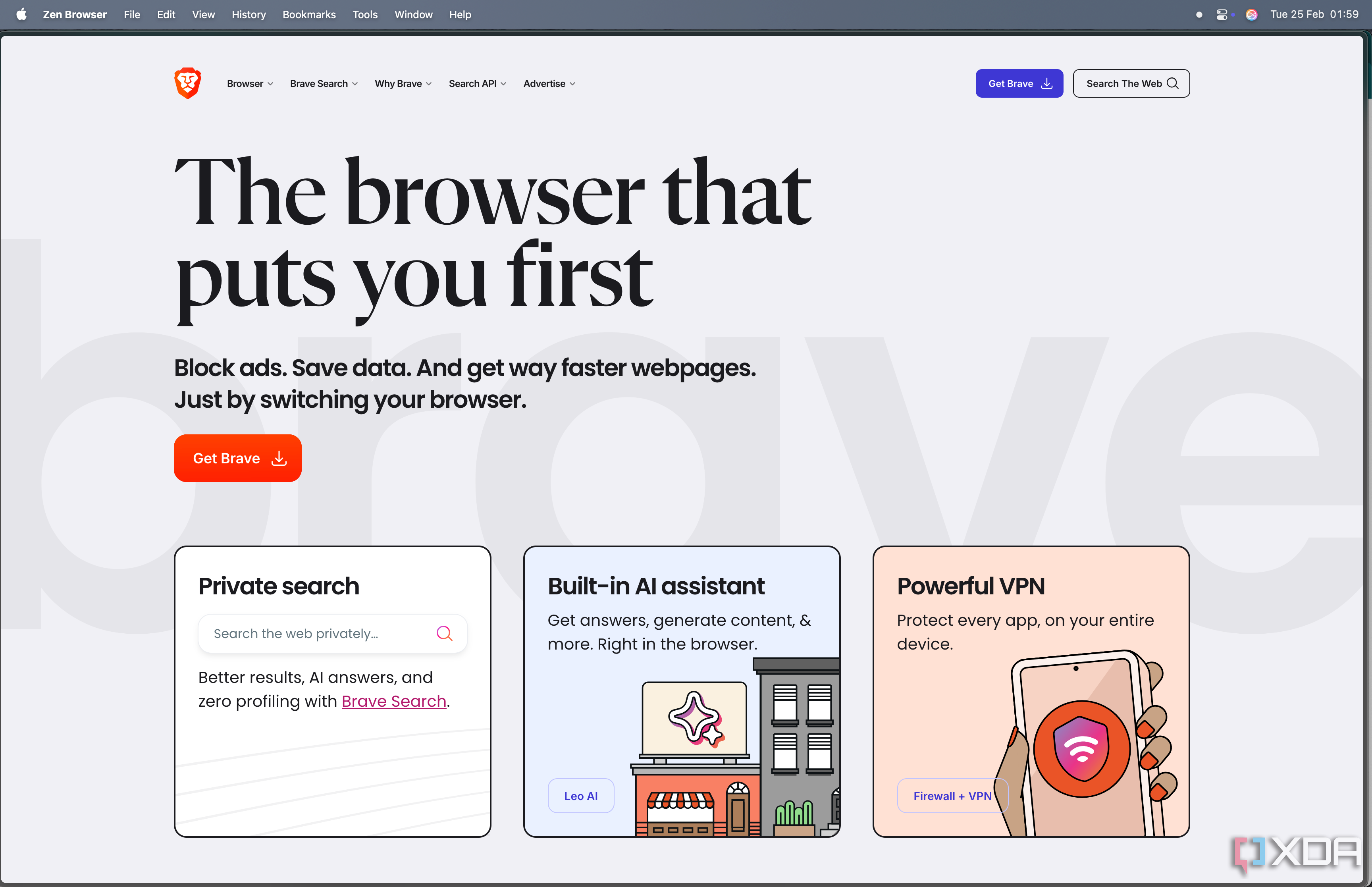 brave-home-page