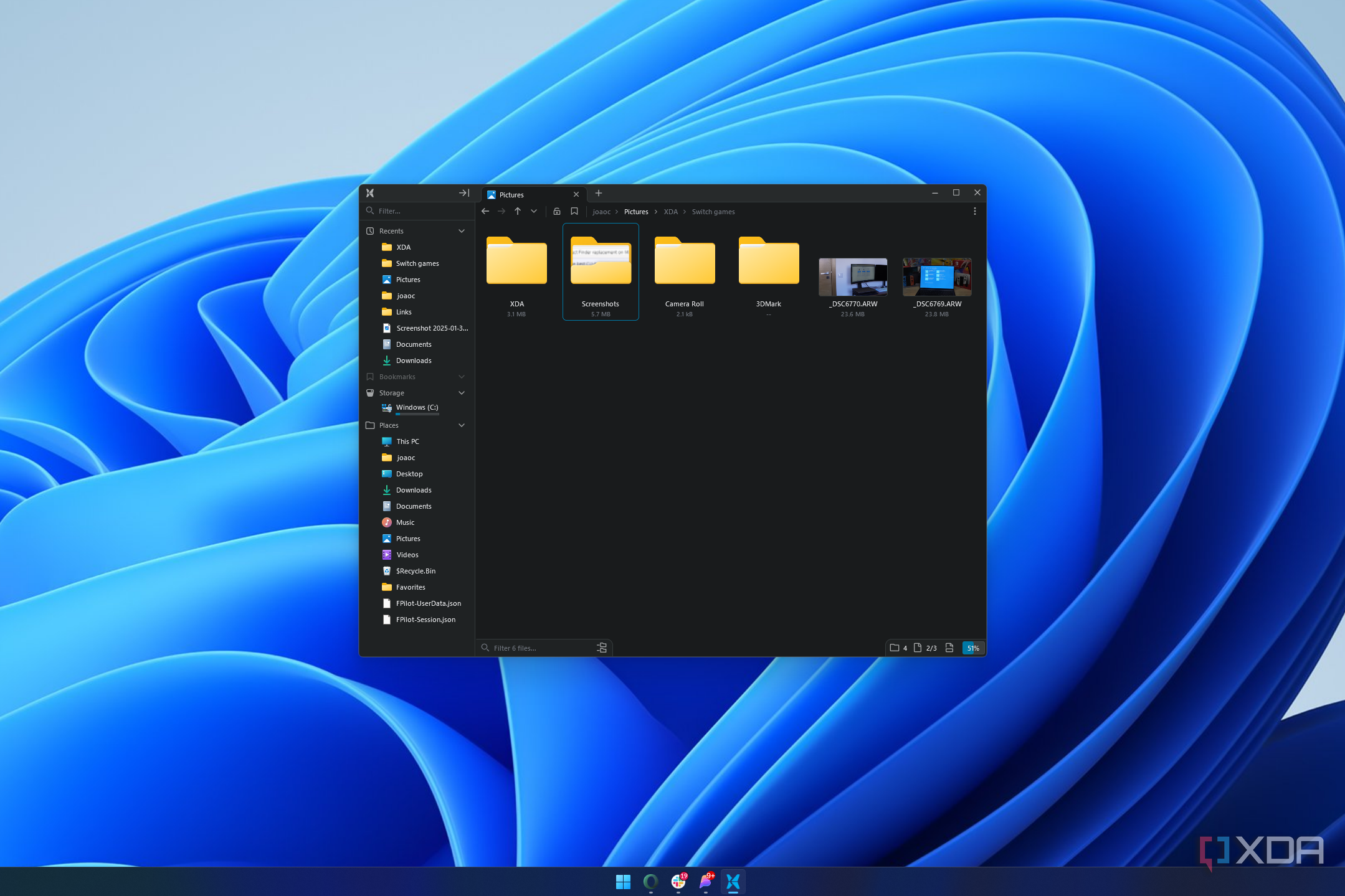 Screenshot of File Pilot on Windows 11