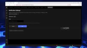 Editing the Notification settings on Frigate