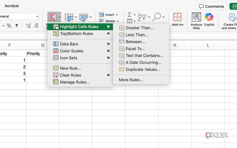 Here is how I use conditional formatting during project management in Excel