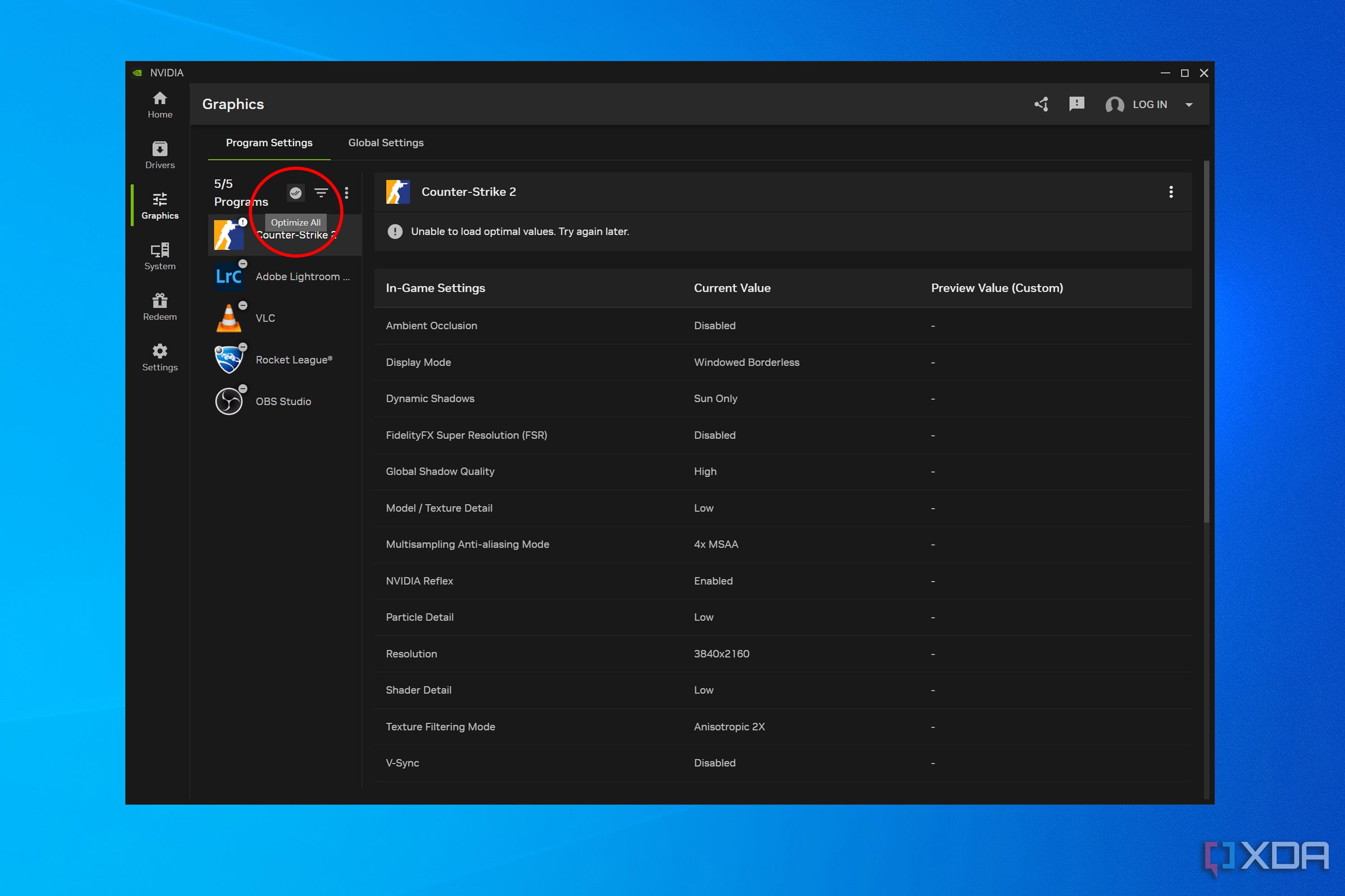 Nvidia-app-CS2-screenshot