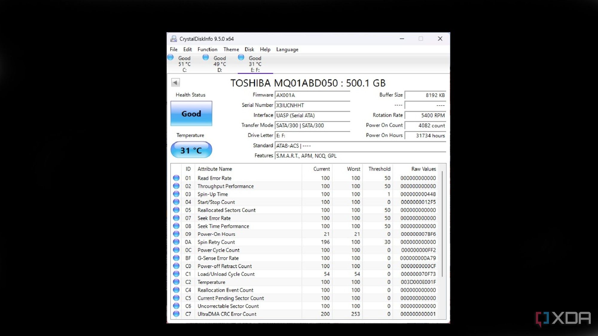 CrystalDiskInfo3