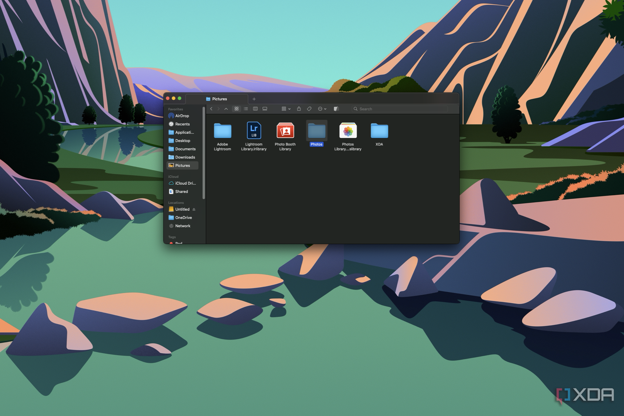 Screenshot of Finder with enhancements powered by XtraFinder. A folder is selected and semi-transparent after being cut using a keyboard shortcut.