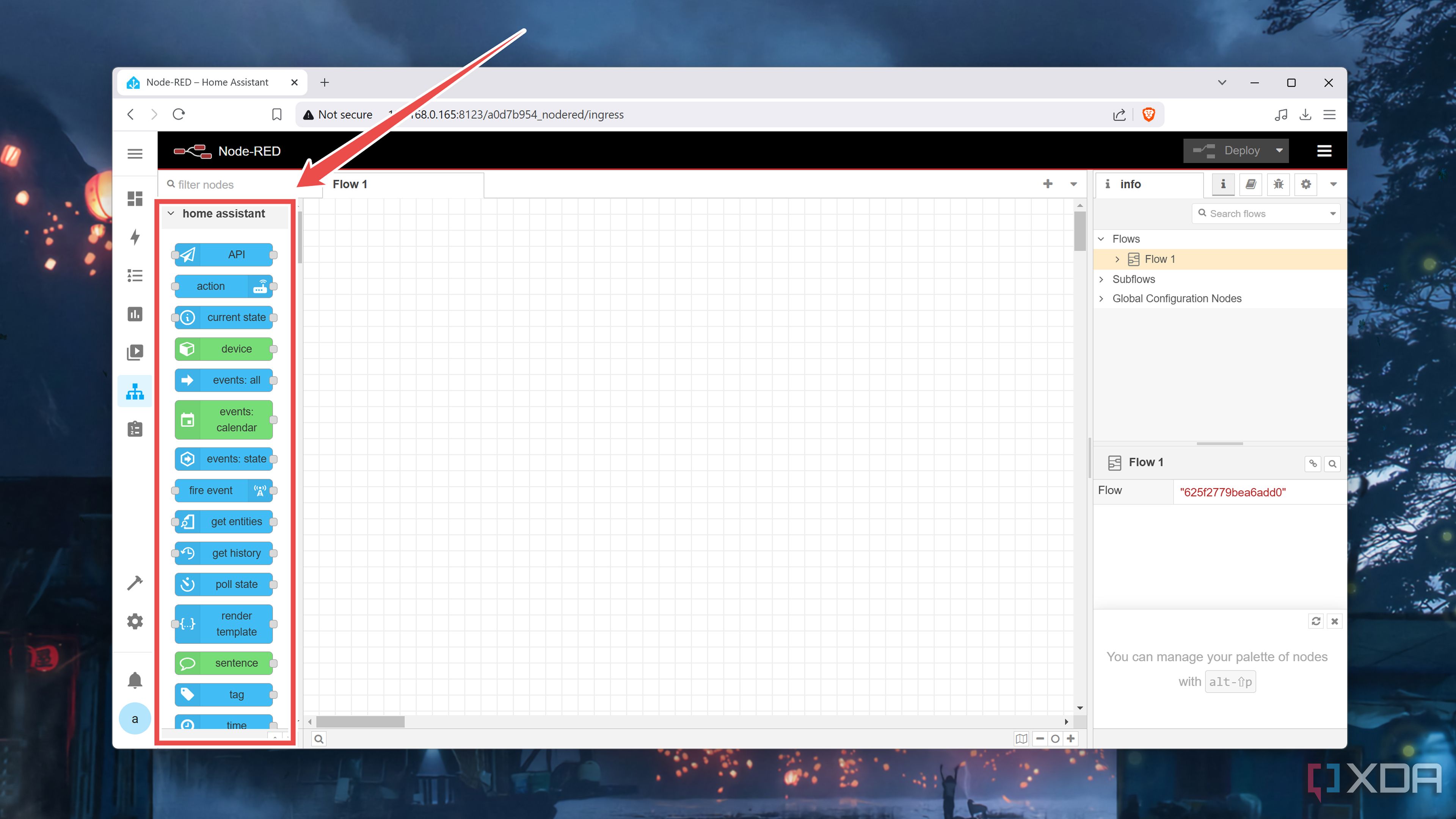Adding nodes to Node-RED