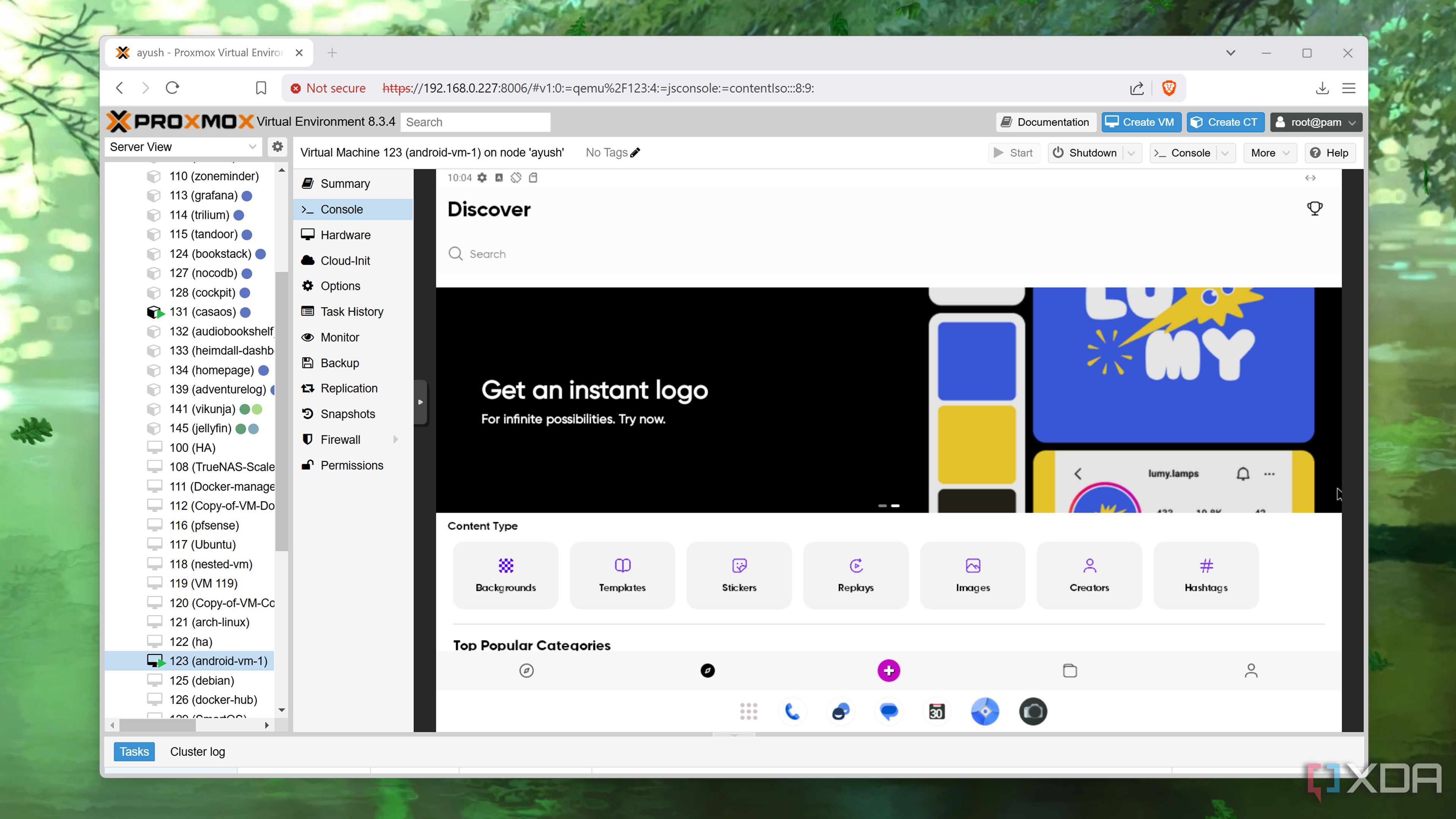 Running Picsart on a Bliss OS VM