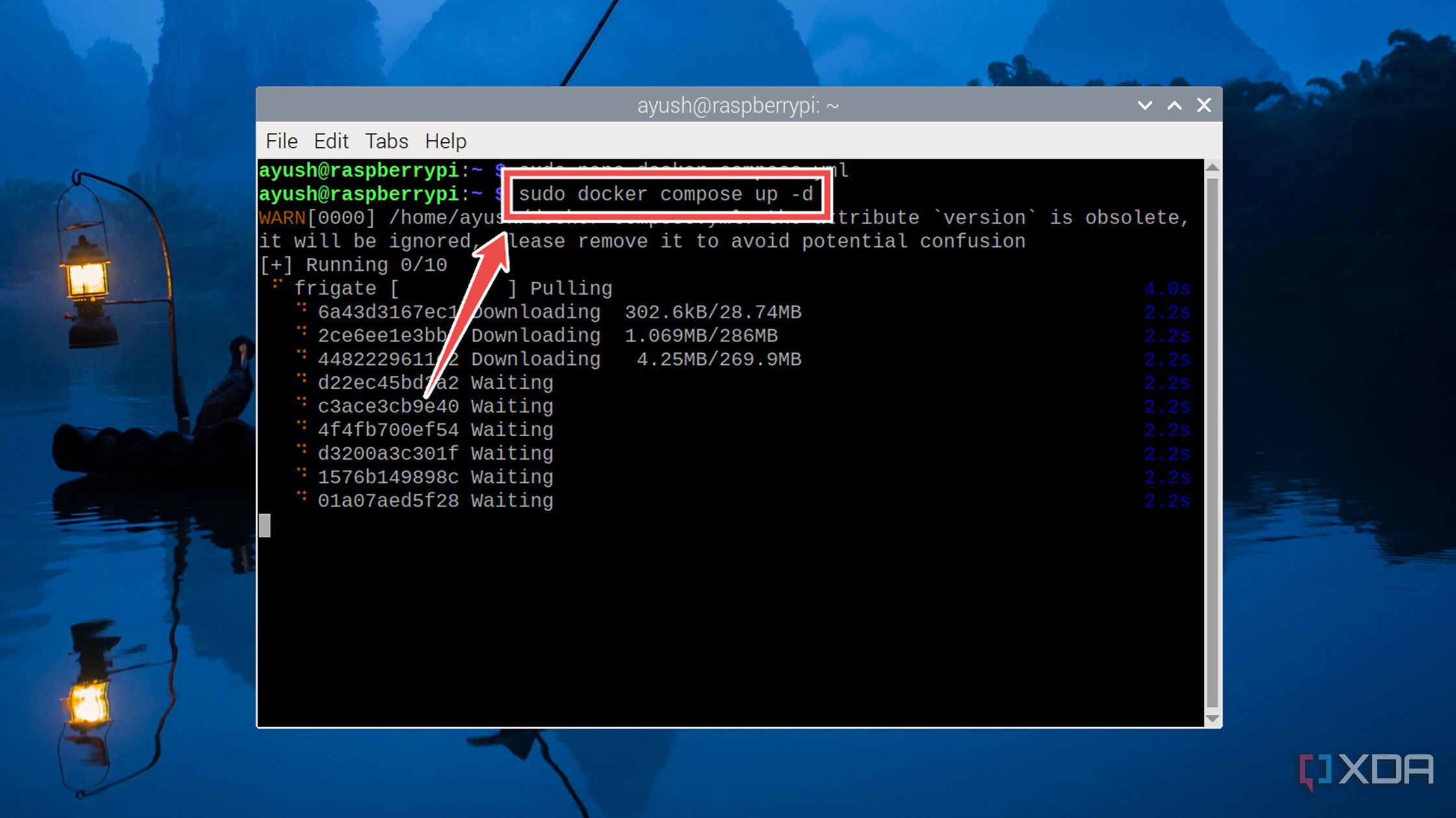 Deploying the Frigate contaner