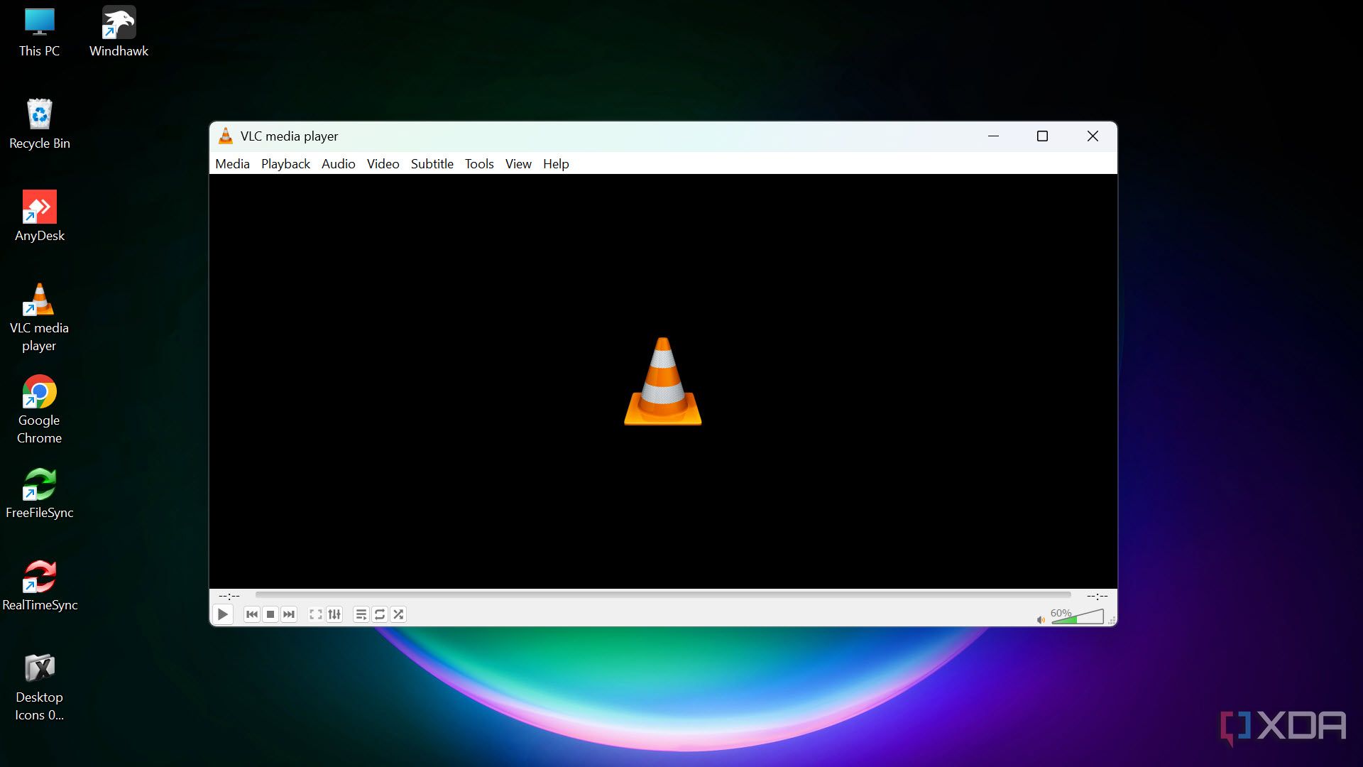 VLC Media Player installed using Chocolatey