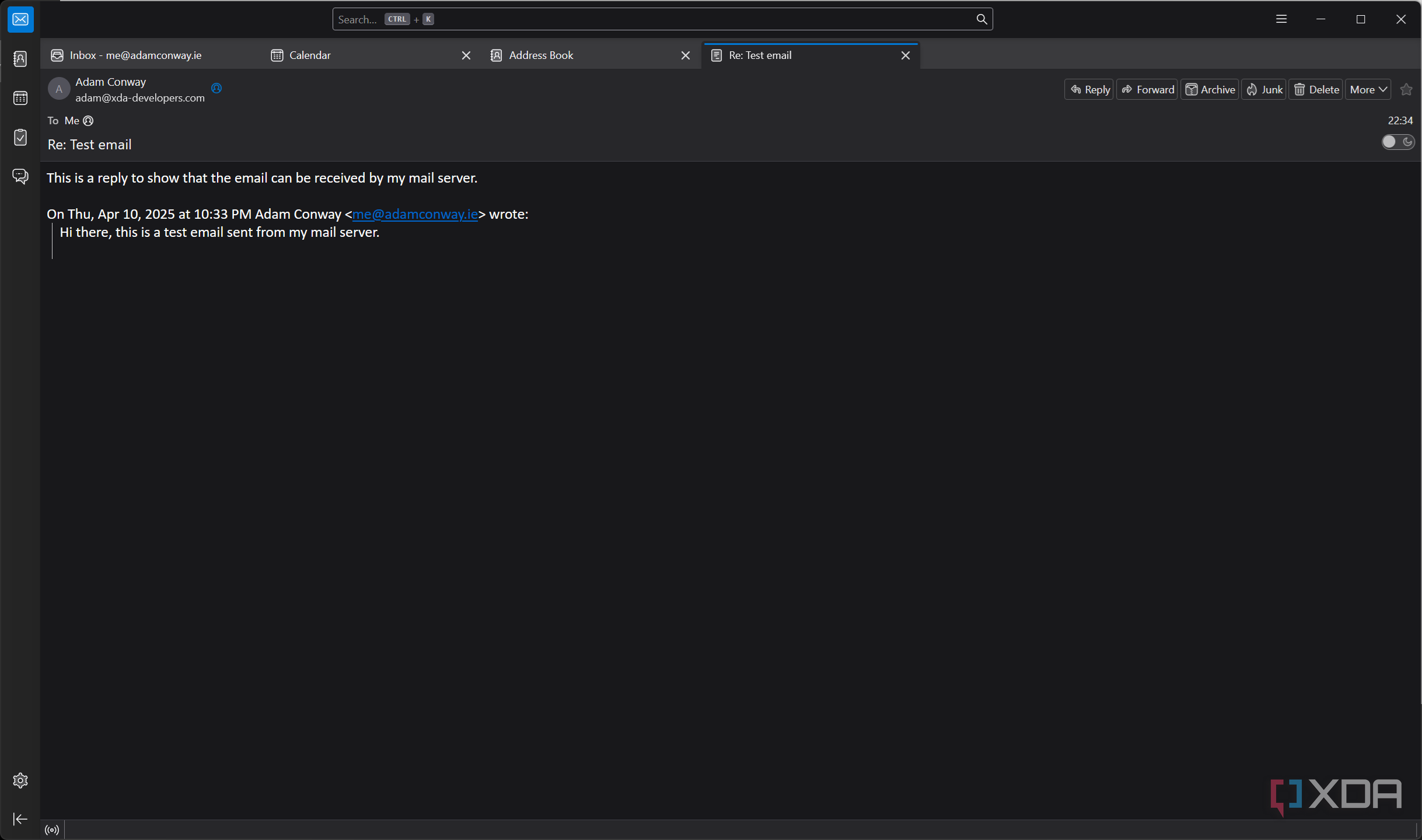 I self-host my own email server on my NAS, and you can too