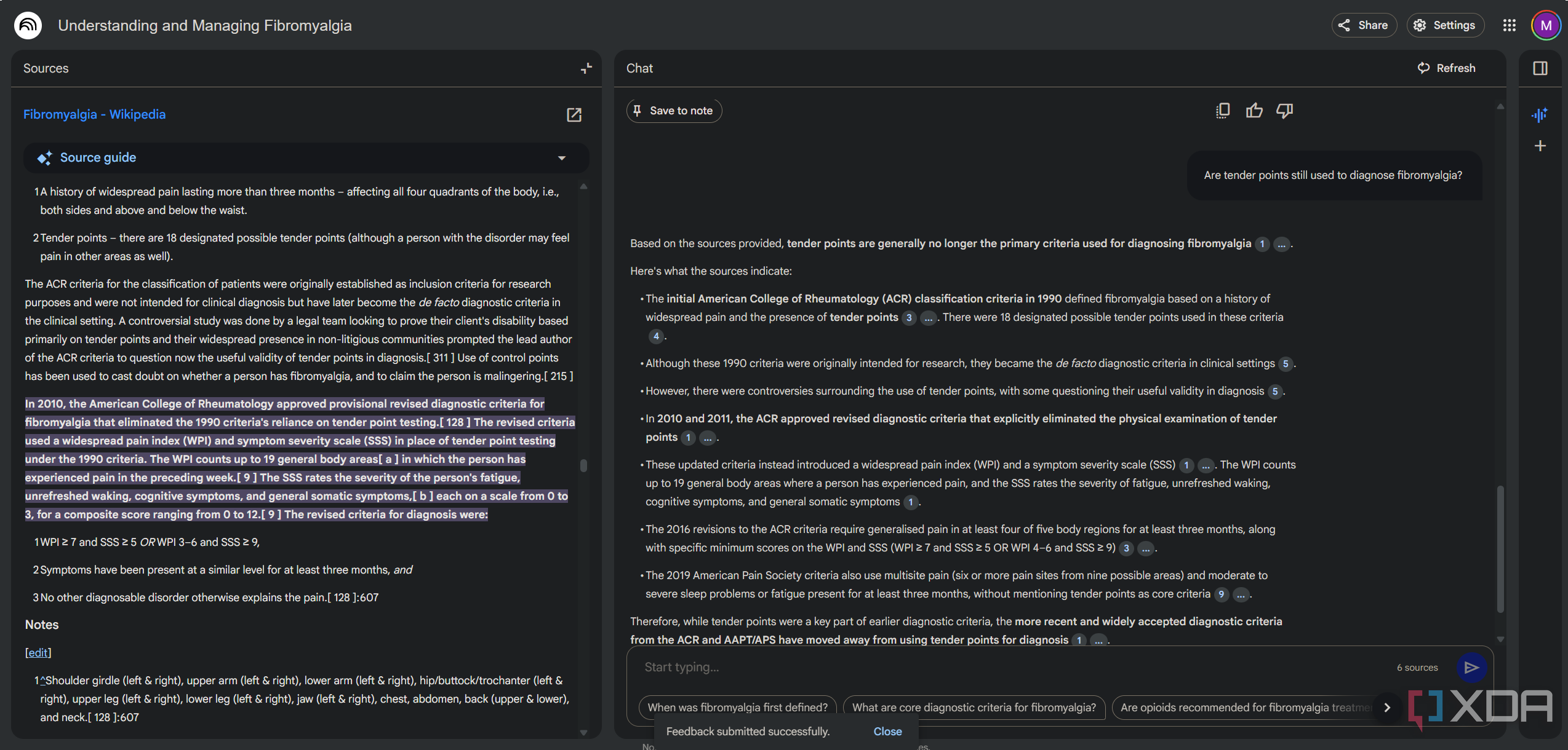 checking source for notebooklm response