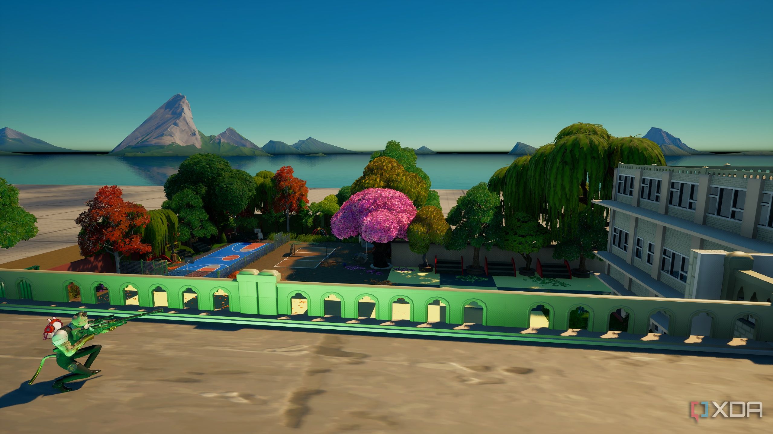 A screenshot from Fortnite's Creative mode.