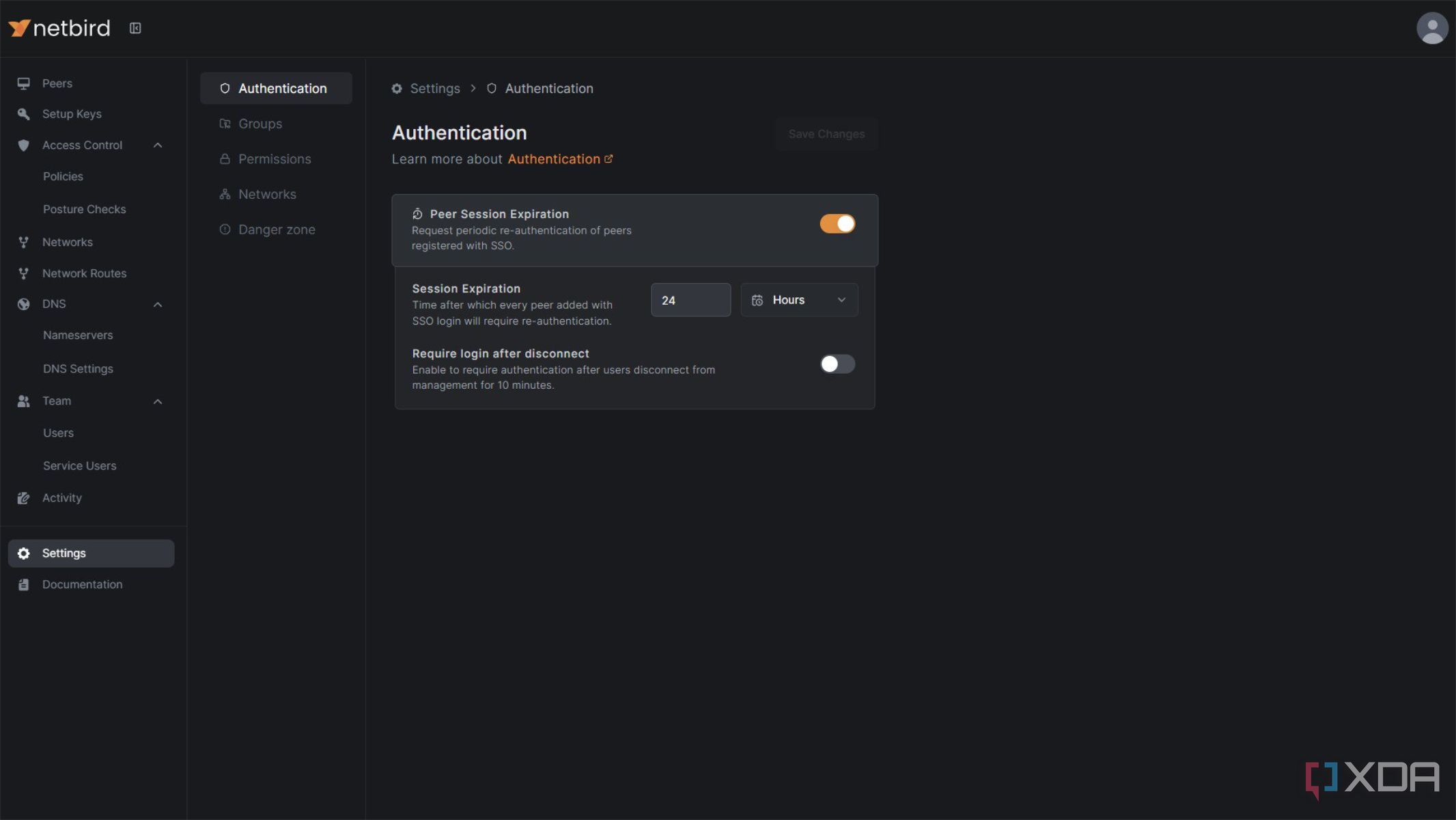netbird-settings-auth