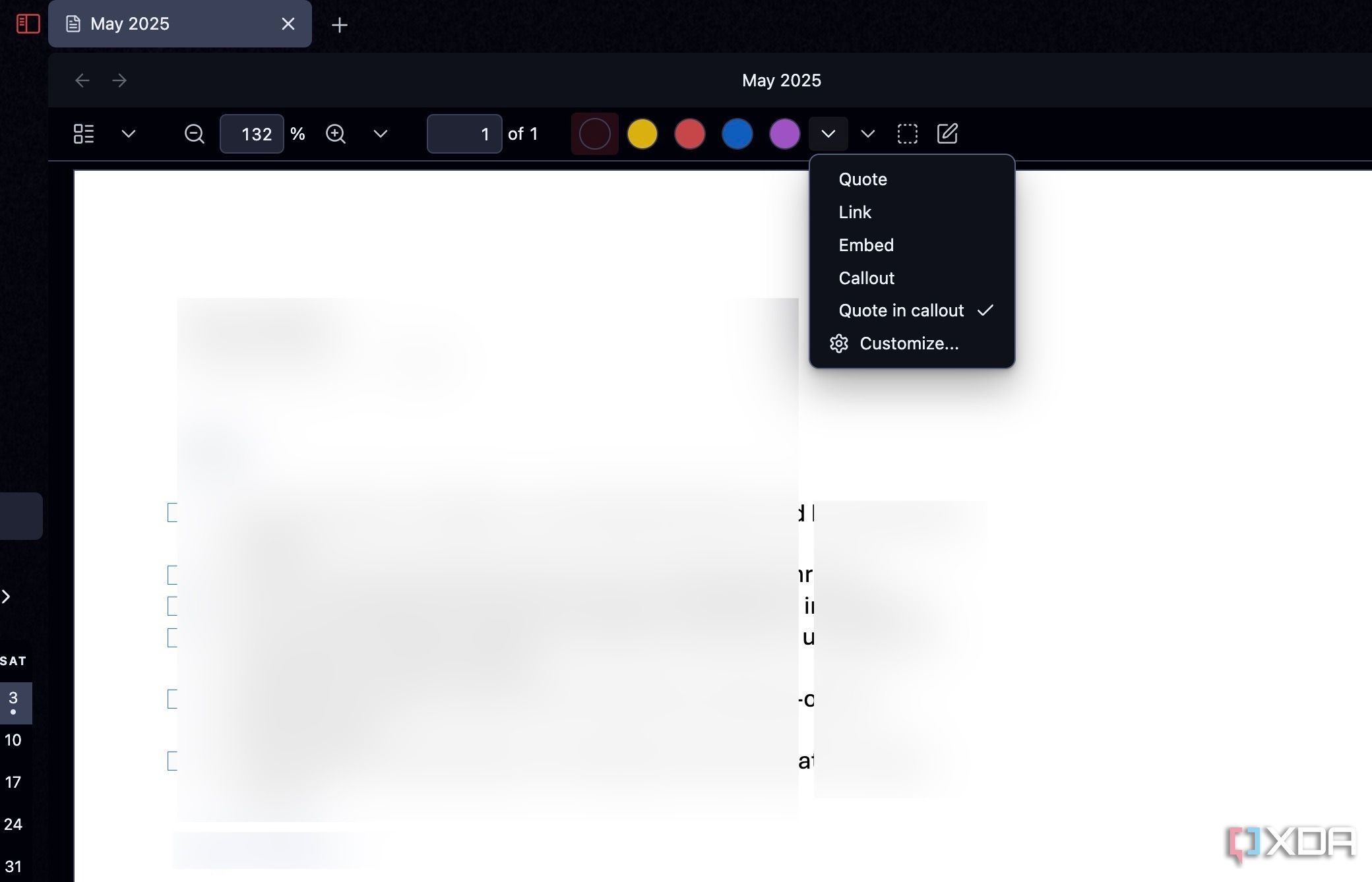 PDF editor in Obsidian