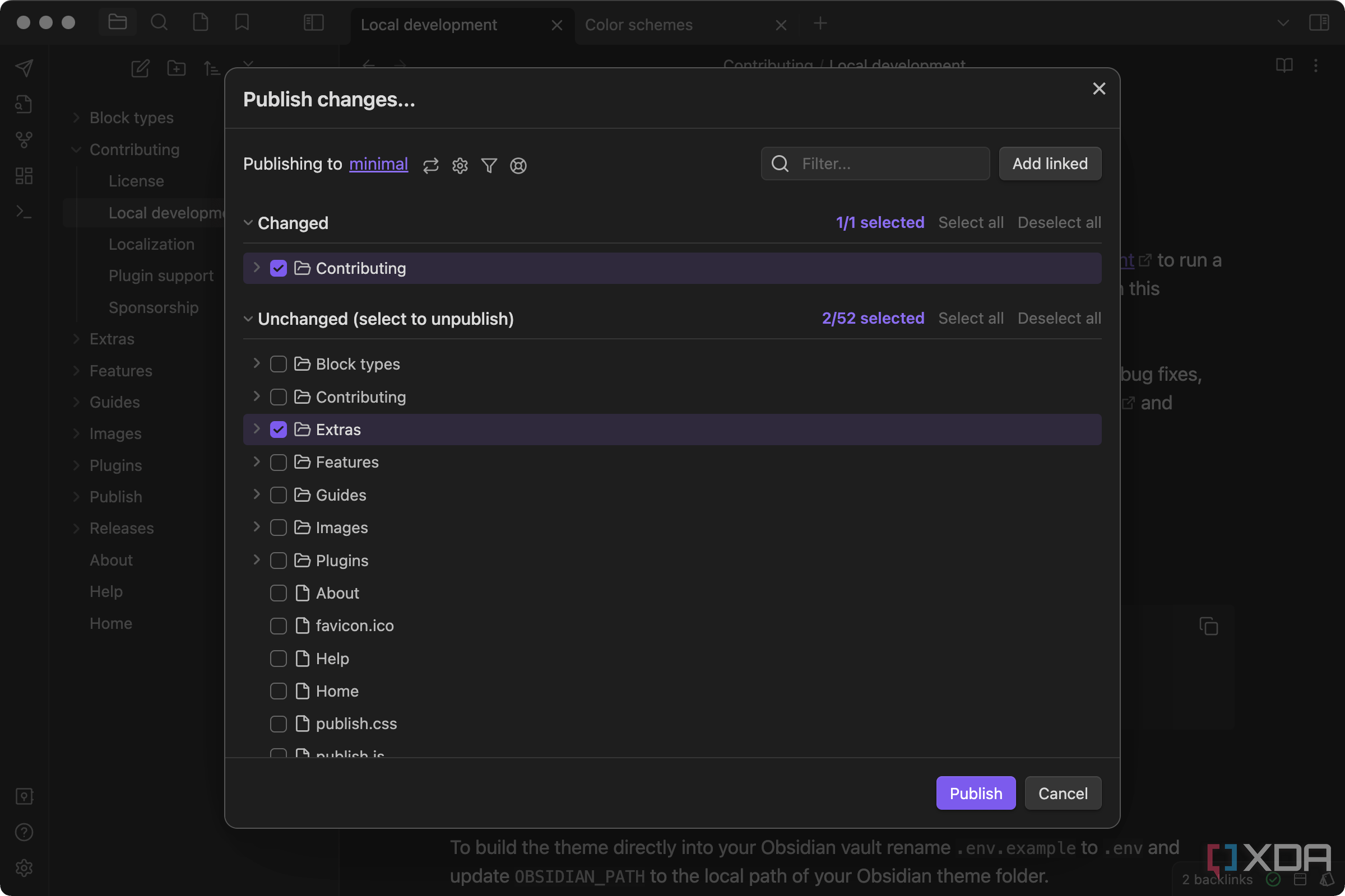 Obsidian Publish makes it easy to create a webpage from your notes.