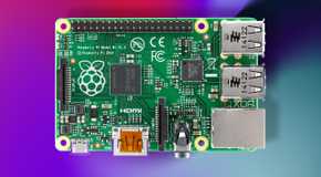 Raspberry Pi 1 Model B Top