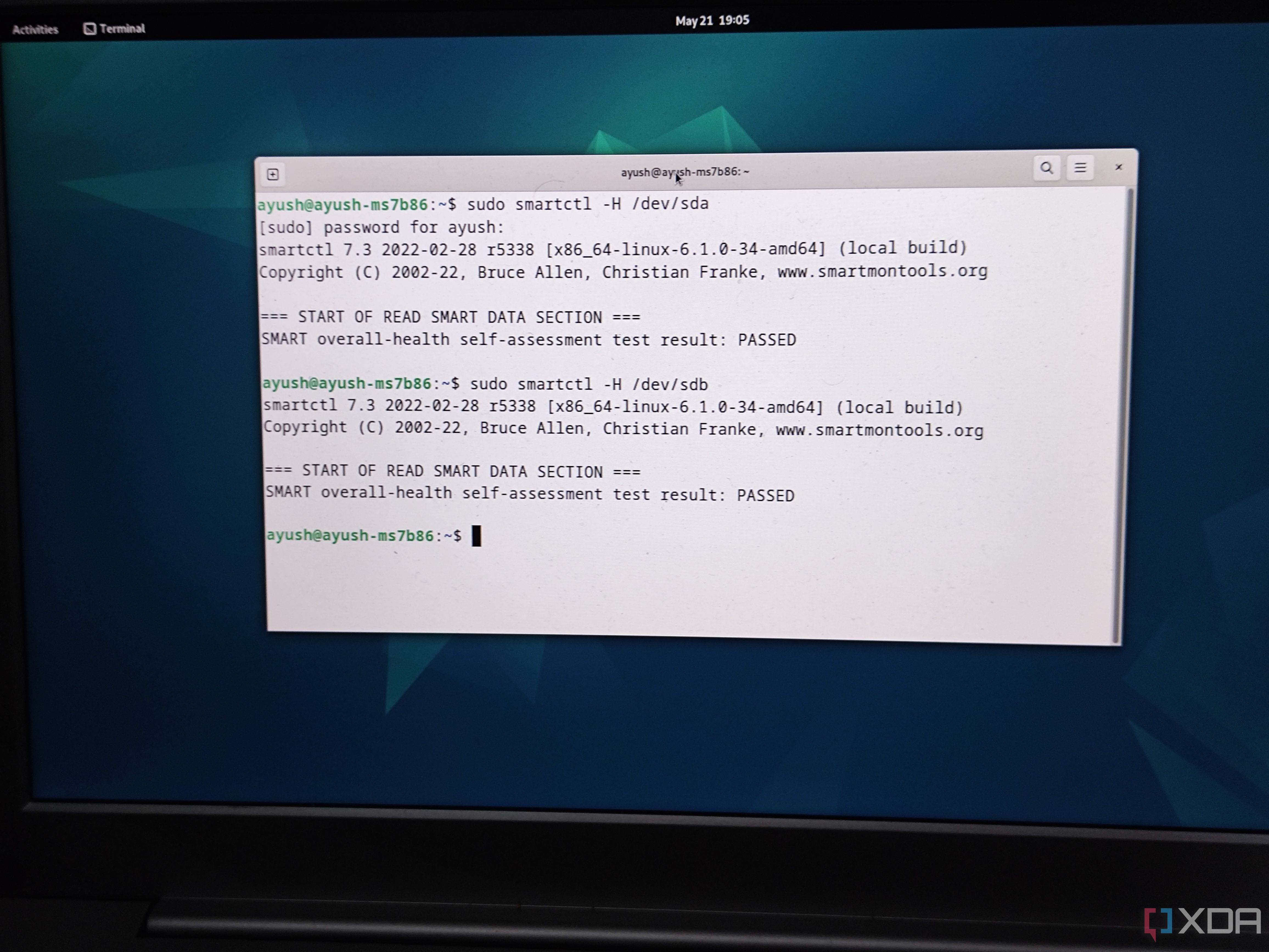 Running tests on refurbished drives