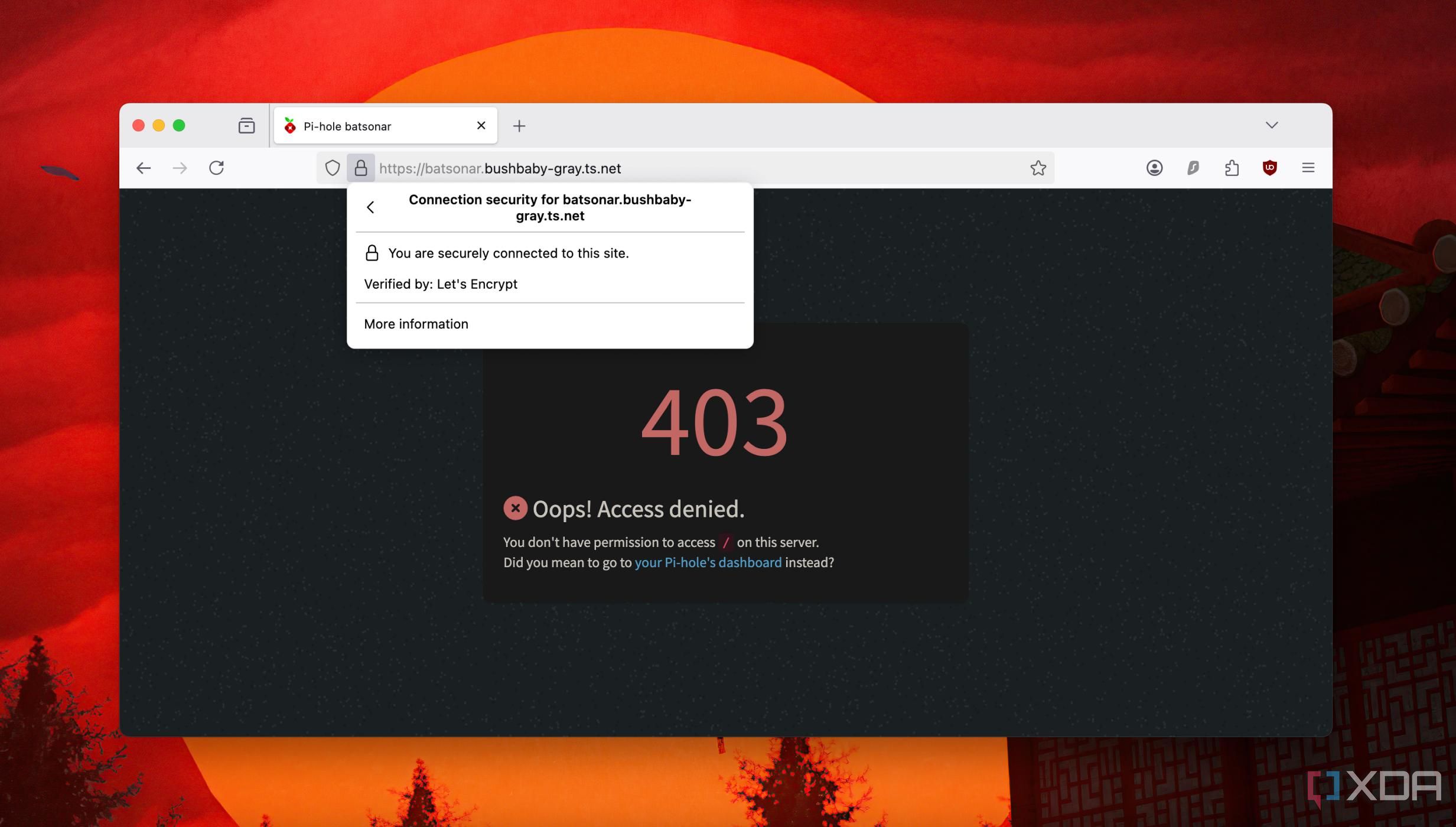 Secure Connection Message from browser