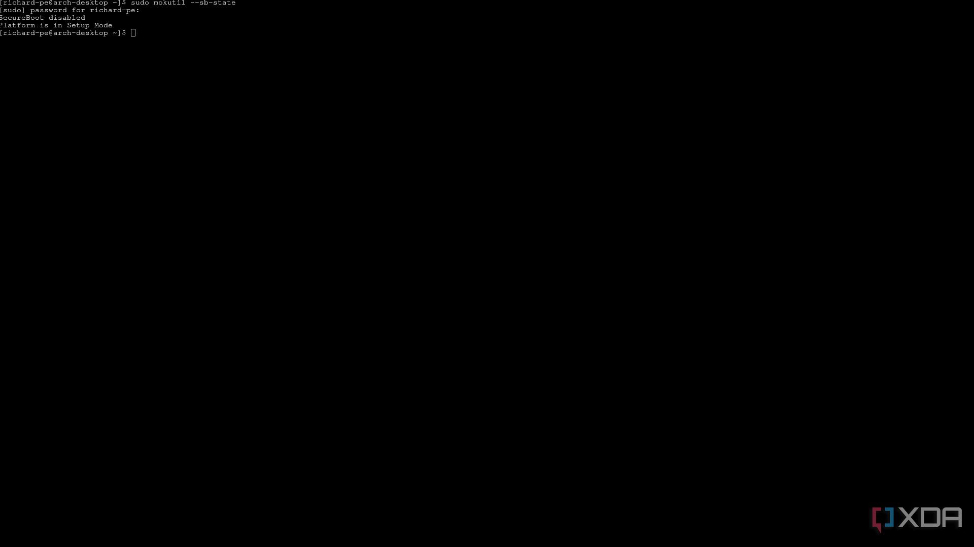 Check if Secure Boot is enabled on Linux