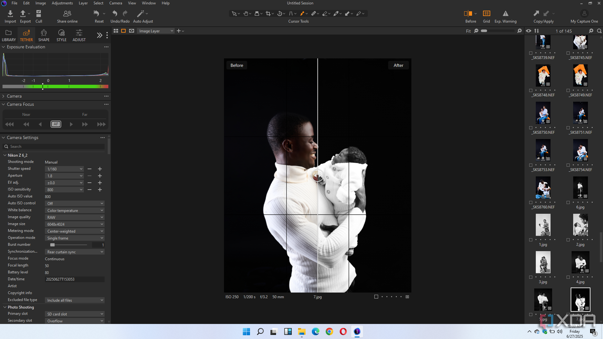 capture one impressive tethering capabilities